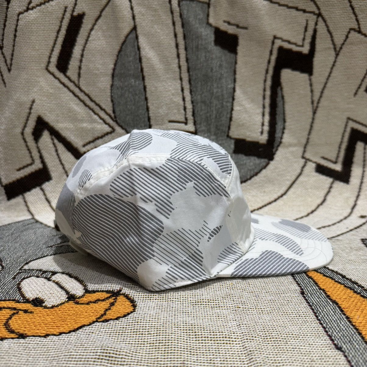 Bape A Bathing Ape White Camo Cap Snapback 6 panel Hat Size ONE SIZE - 3 Thumbnail