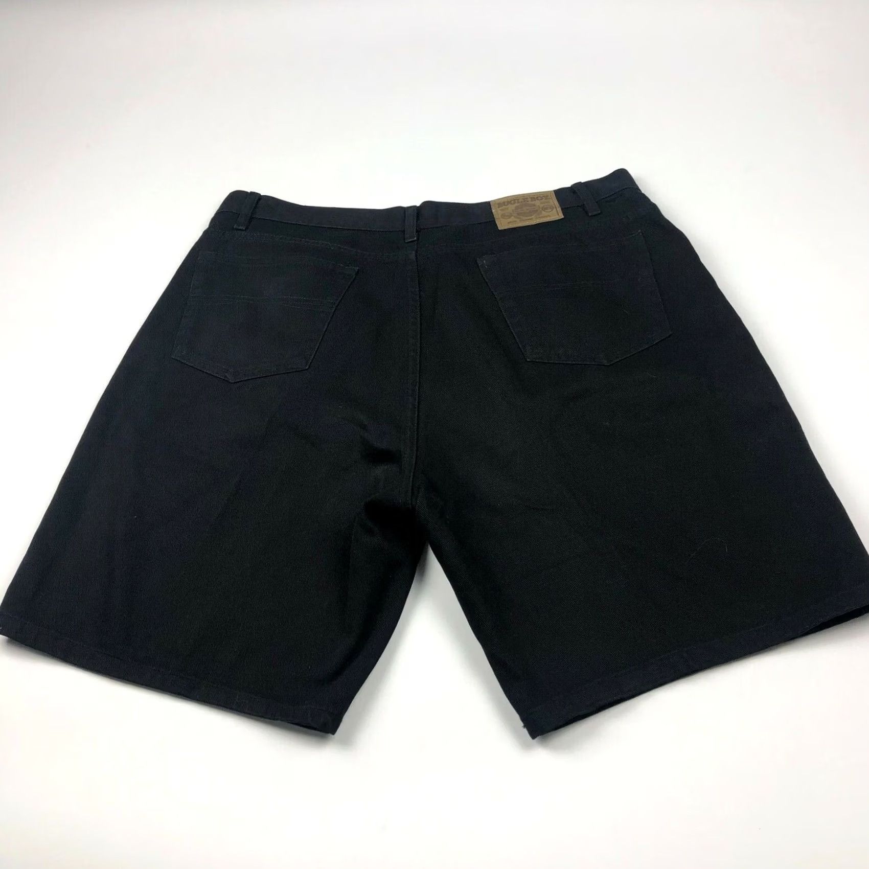 Bugle Boy VINTAGE Bugle Boy Jeans 40W VTG Mens Casual Denim Jean Shorts Black Size US 40 / EU 56 - 2 Thumbnail