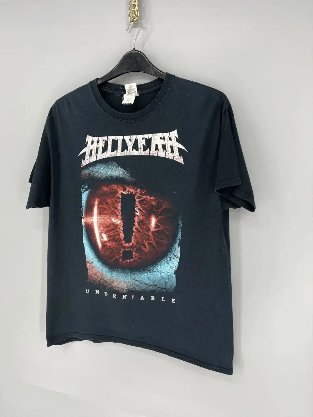 Band Tees × Vintage Vintage Hellyeah Band Forged In Fire Tour Band Rock Tee Size US L / EU 52-54 / 3 - 4 Thumbnail