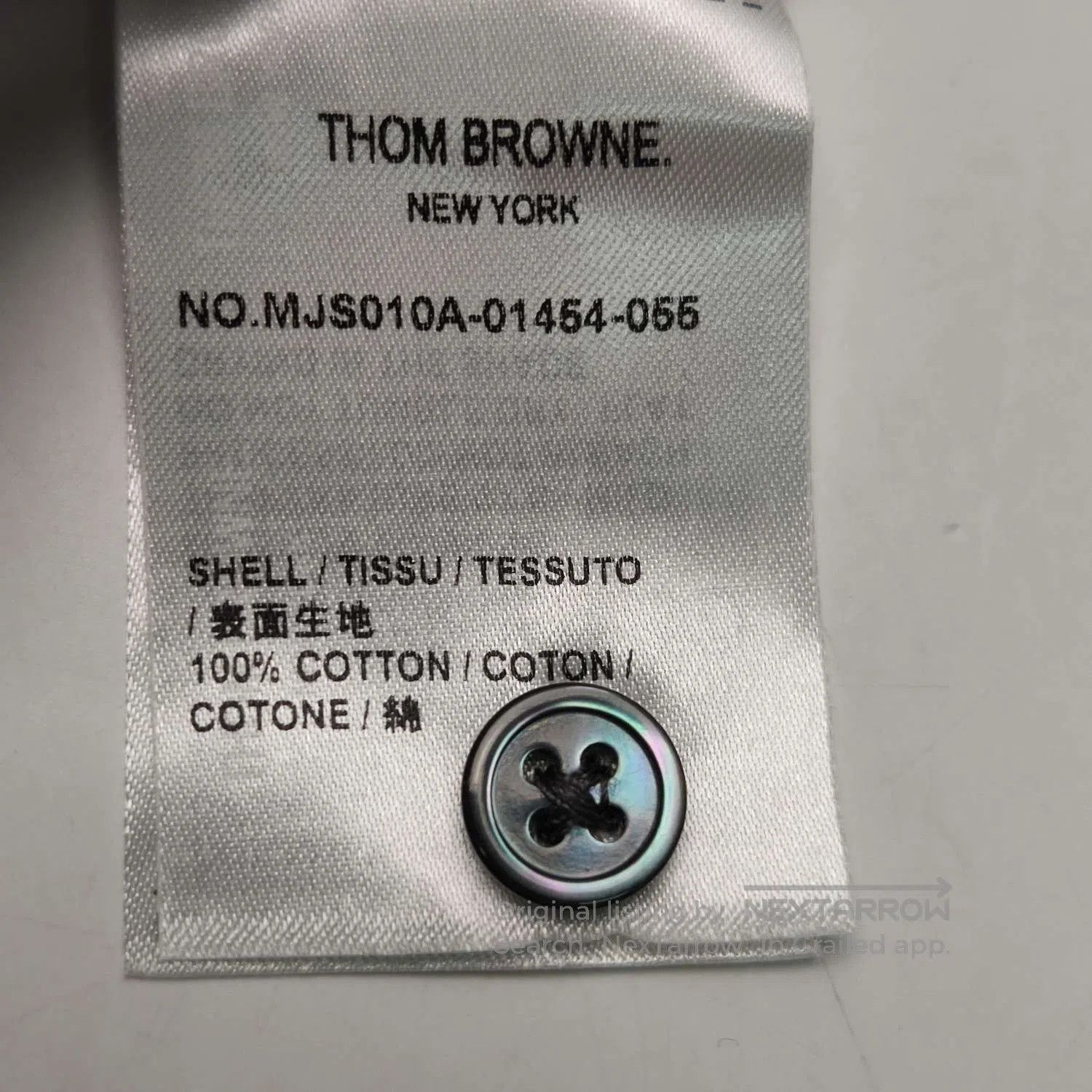 Thom Browne Thom Browne Gray Stripe Pocket Crewneck T. Size US M / EU 48-50 / 2 - 9 Thumbnail