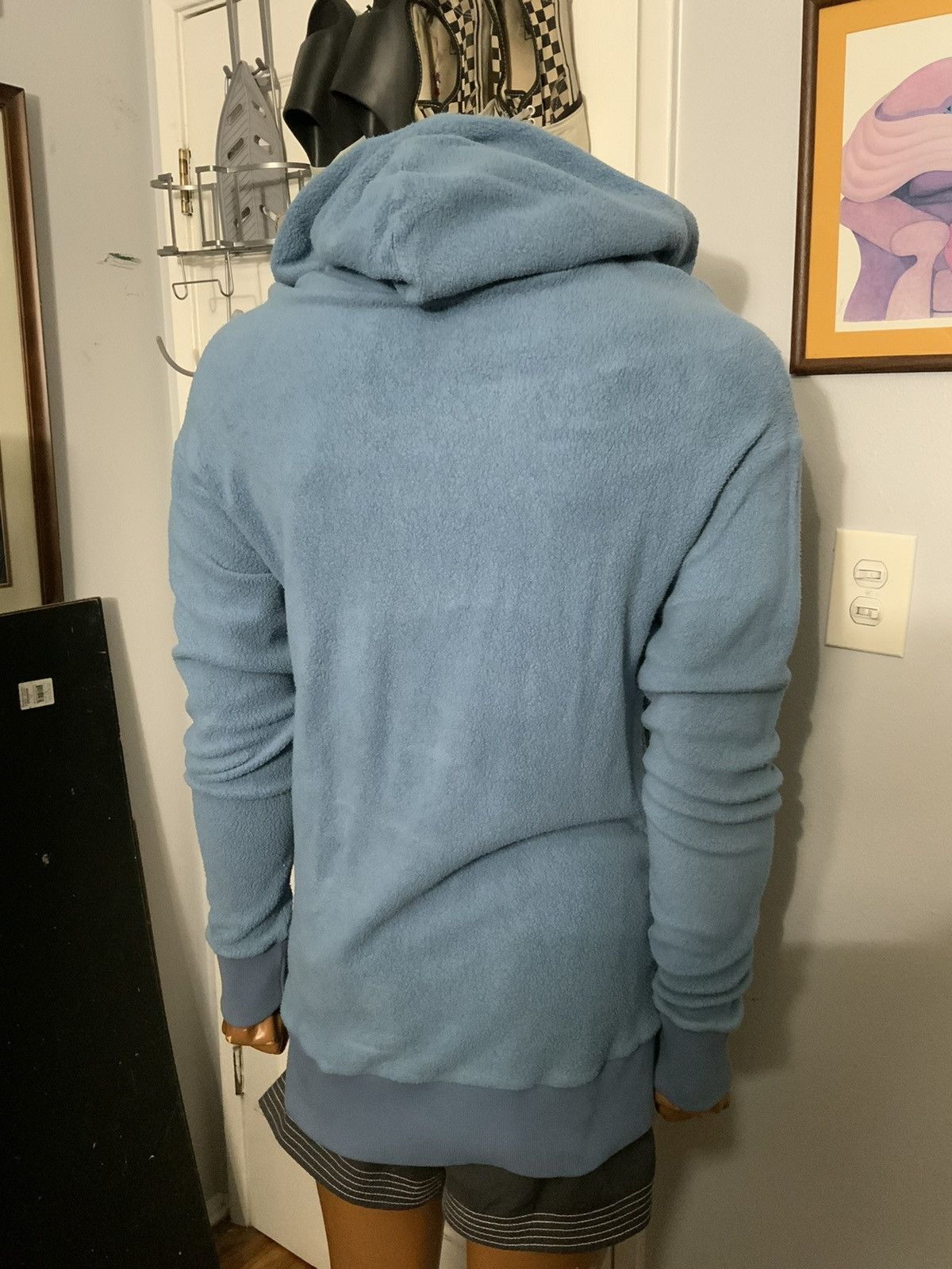 Designer $150 Mitchell Evan Pile Sherpa Fleece Long Pullover Hoodie Size US S / EU 44-46 / 1 - 8 Thumbnail