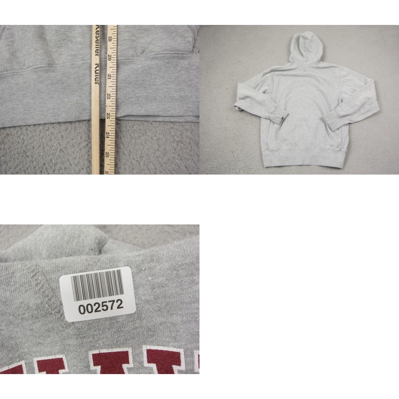 Nike Nike Hoodie Mens S Gray Kohawks Vintage Center Swoosh Baseball Pullover Hooded Pockets Regular Size Small Vintage Shirt? Size US S / EU 44-46 / 1 - 9 Thumbnail