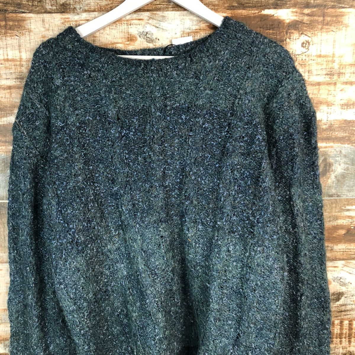 Homespun Knitwear × Japanese Brand Japan vintage 2 tone Green Knitwear #A1647 Size M / US 6-8 / IT 42-44 - 5 Thumbnail