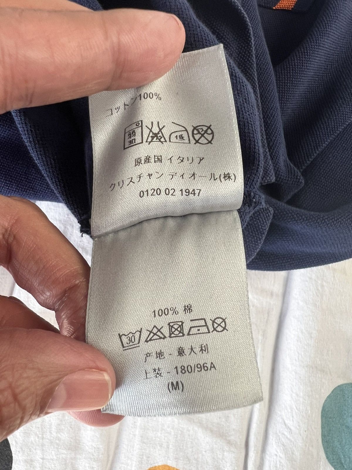 Dior Dior bee logo polo Size US M / EU 48-50 / 2 - 6 Thumbnail