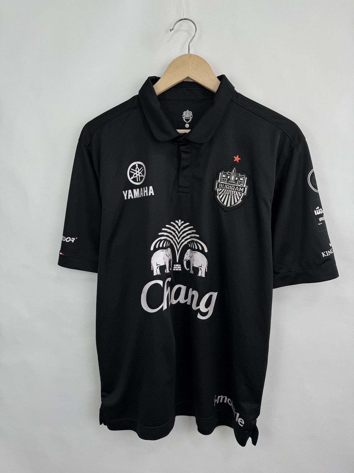 Yamaha 🇹🇭 Vintage Buriram United Yamaha Coca Cola Soccer Thailand Size US L / EU 52-54 / 3 - 3 Thumbnail