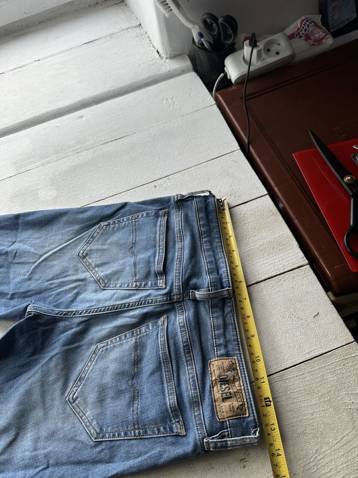Diesel 🚨 DIESEL IFSIXWASNINE JEANS DENIM RARE Y2K FIT GOTHIC PUNK Size 27" / US 4 / IT 40 - 14 Thumbnail
