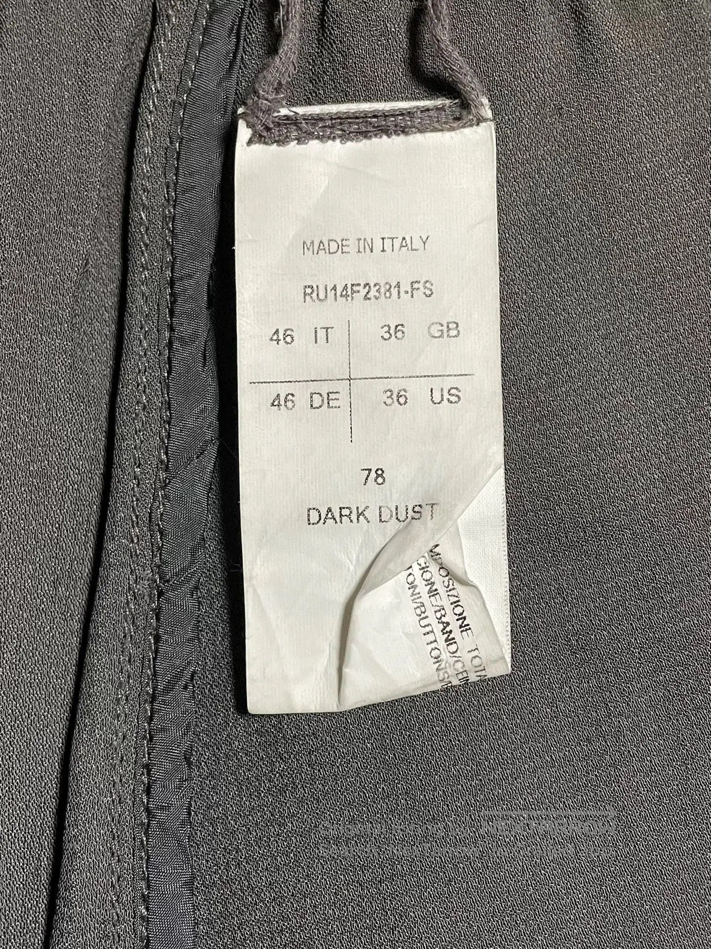 Rick Owens rick owens cropped pants in gray. Size US 36 / EU 52 - 3 Thumbnail