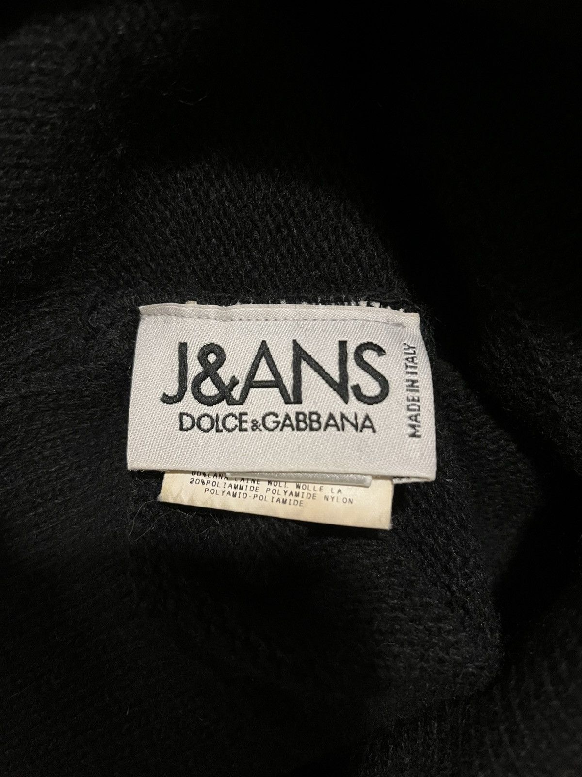 Dolce & Gabbana × Vintage Vintage Dolce & Gabbana jeans Lana Wool Hat Rare Size ONE SIZE - 4 Thumbnail