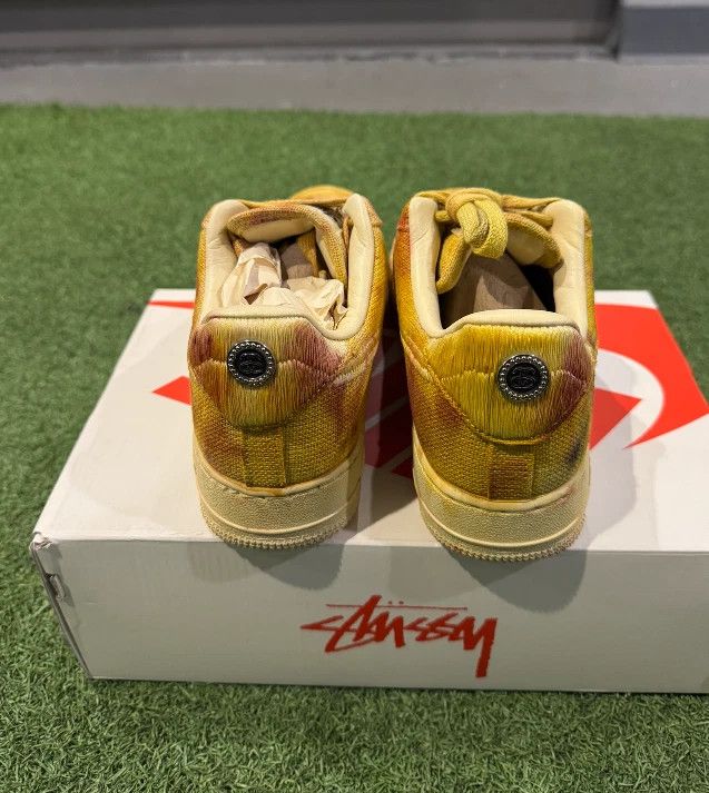 Nike × Stussy Size 8.5- Stussy Nike Air Force 1 Low Los Angeles Hand Dyed Size US 8.5 / EU 41-42 - 4 Thumbnail