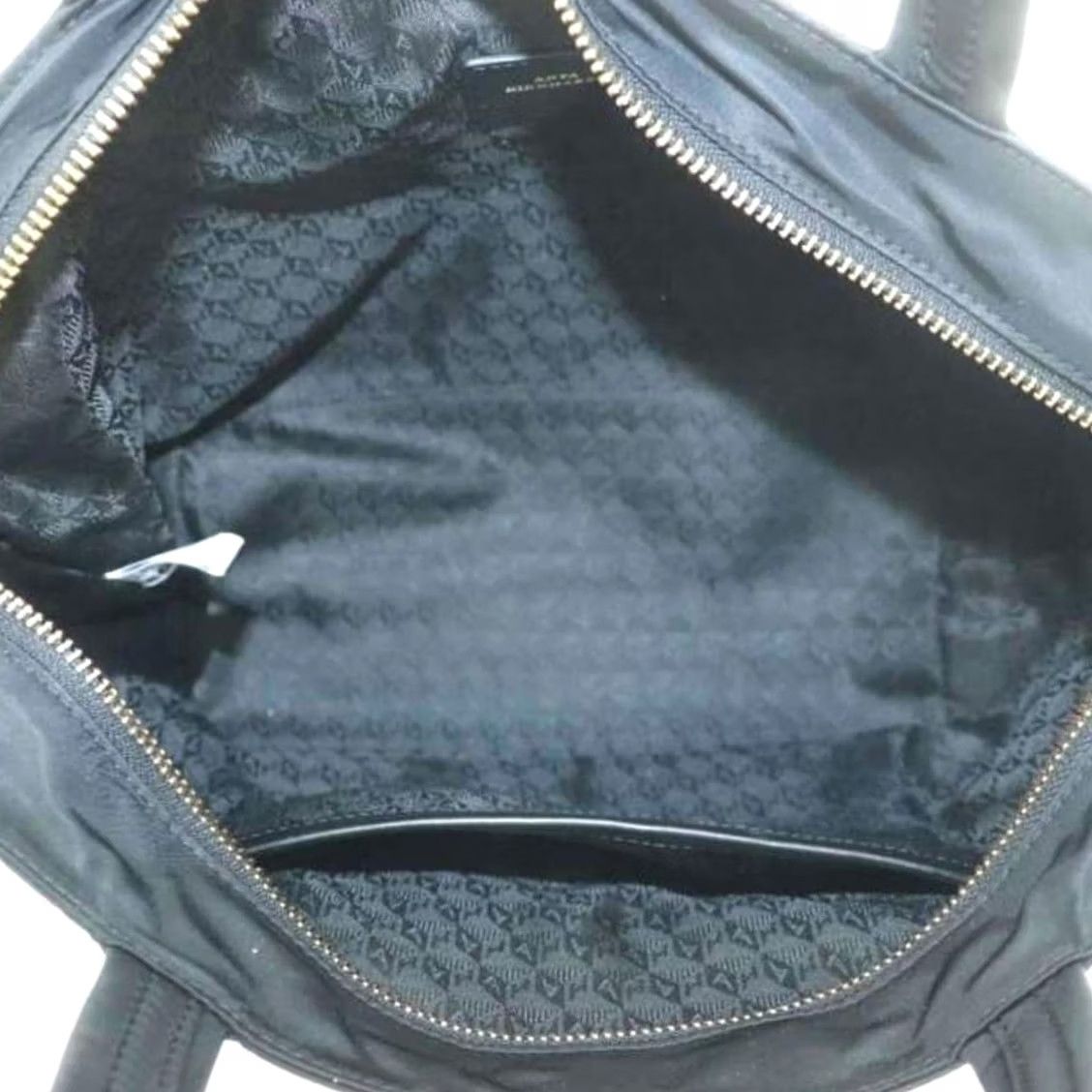 Anya Hindmarch ANYA HINDMARCH Eyes Nylon Tote Bag Handbag Black Womens Size ONE SIZE - 6 Thumbnail