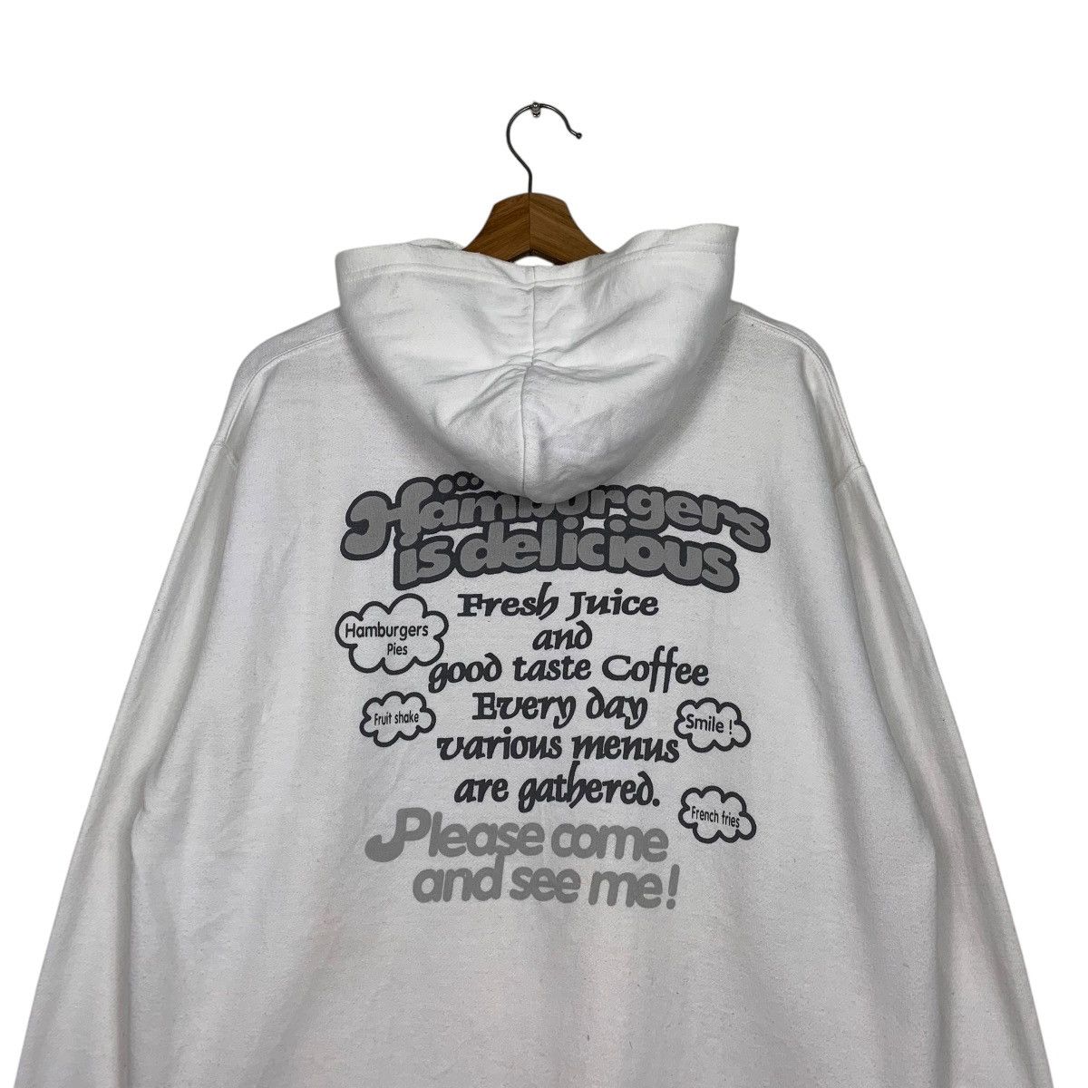 Japanese Brand Hamburger Is Delicious Pullover Hoodie Size US L / EU 52-54 / 3 - 8 Thumbnail