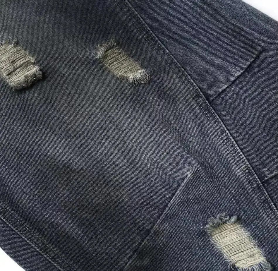 Japanese Brand Distressed Baggy Streetwear Design Jeans Size US 32 / EU 48 - 3 Thumbnail