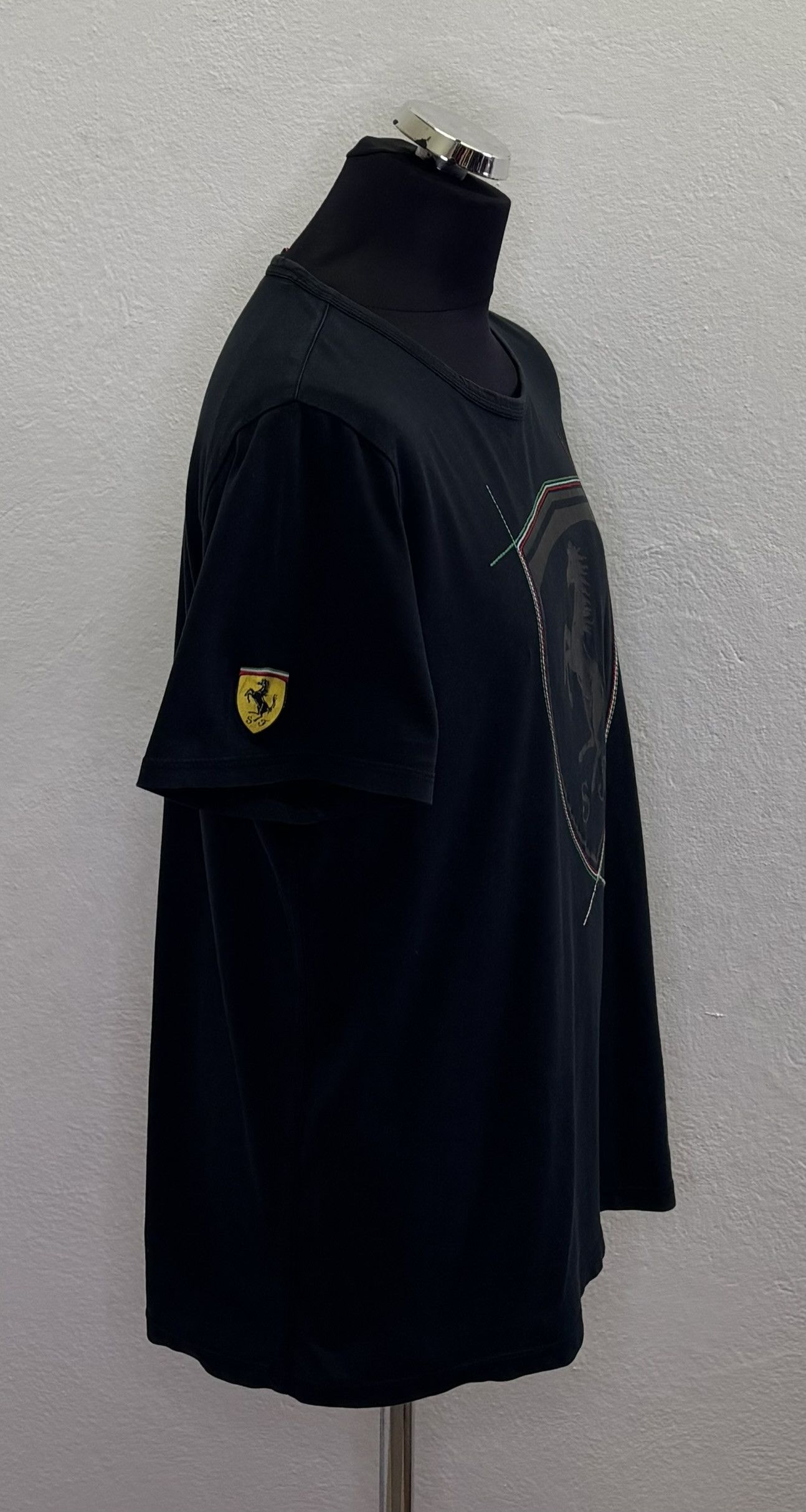 Ferrari × Puma Puma Ferrari Black T-Shirt Big Logo Extra Large Size US XL / EU 56 / 4 - 4 Thumbnail