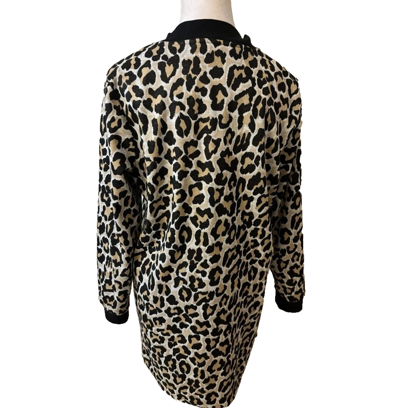 Anthropologie Sanctuary Anthropologie City Topper Zip Leopard Jacket/Coat Size S / US 4 / IT 40 - 4 Thumbnail