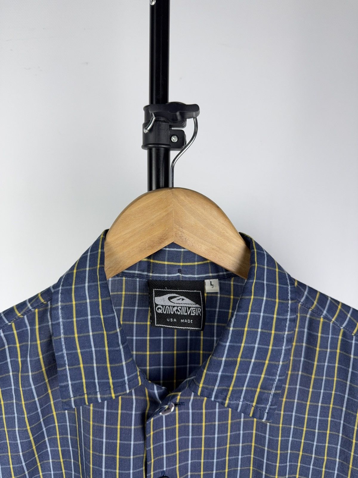 Quiksilver × Sun Surf Vintage 90s QUIKSILVER Surf Made in USA Short Sleeve Shirt Size US L / EU 52-54 / 3 - 4 Thumbnail