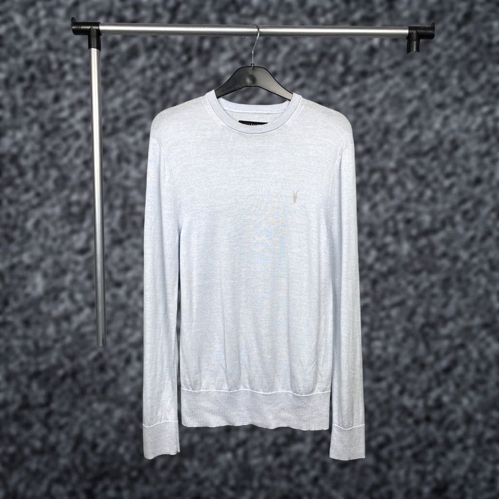 Allsaints AllSaints Mens Mode Merino Crew Neck Wool Knit Sweater Size S Blue Sweater Mens S Wool Crew Neck Knit 90s? Size US S / EU 44-46 / 1 - 1 Thumbnail