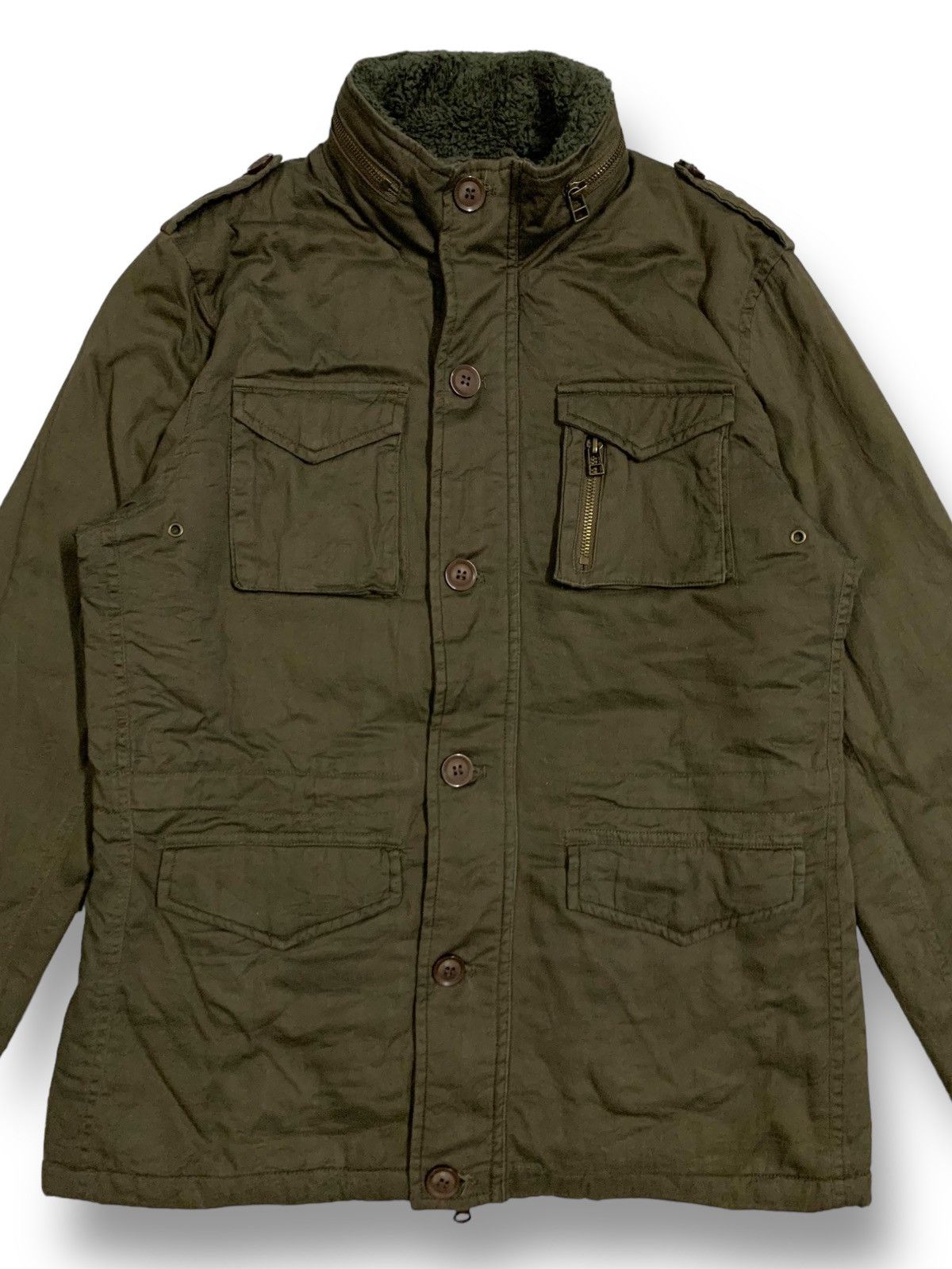 Japanese Brand Vintage Japanese Brand Multi-pockets Military Field Jacket Size US M / EU 48-50 / 2 - 4 Thumbnail