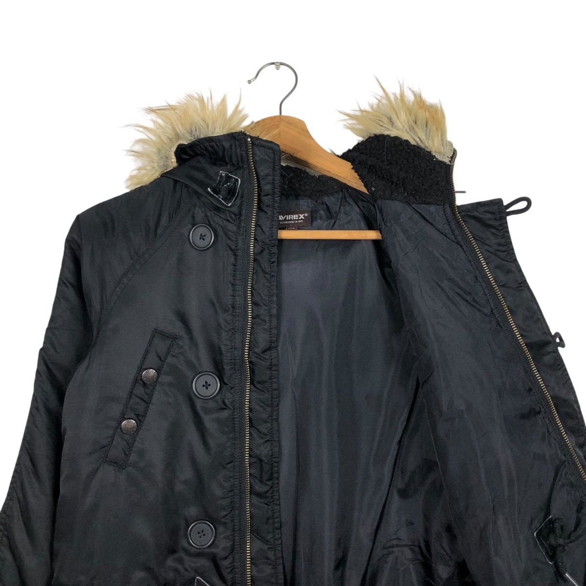 Avirex × Vintage 📌Vintage Parka Jacket Avirex Usa For Kids 140 Size on Tag Size US M / EU 48-50 / 2 - 14 Thumbnail