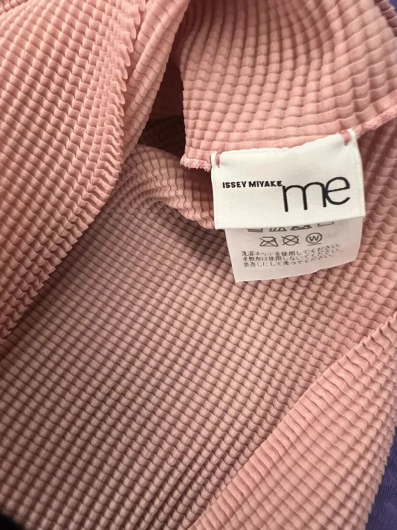 Issey Miyake issey miyake size:one size Pink short-sleeved shirt 2506-N Size XXS / US 00 / IT 34 - 2 Thumbnail