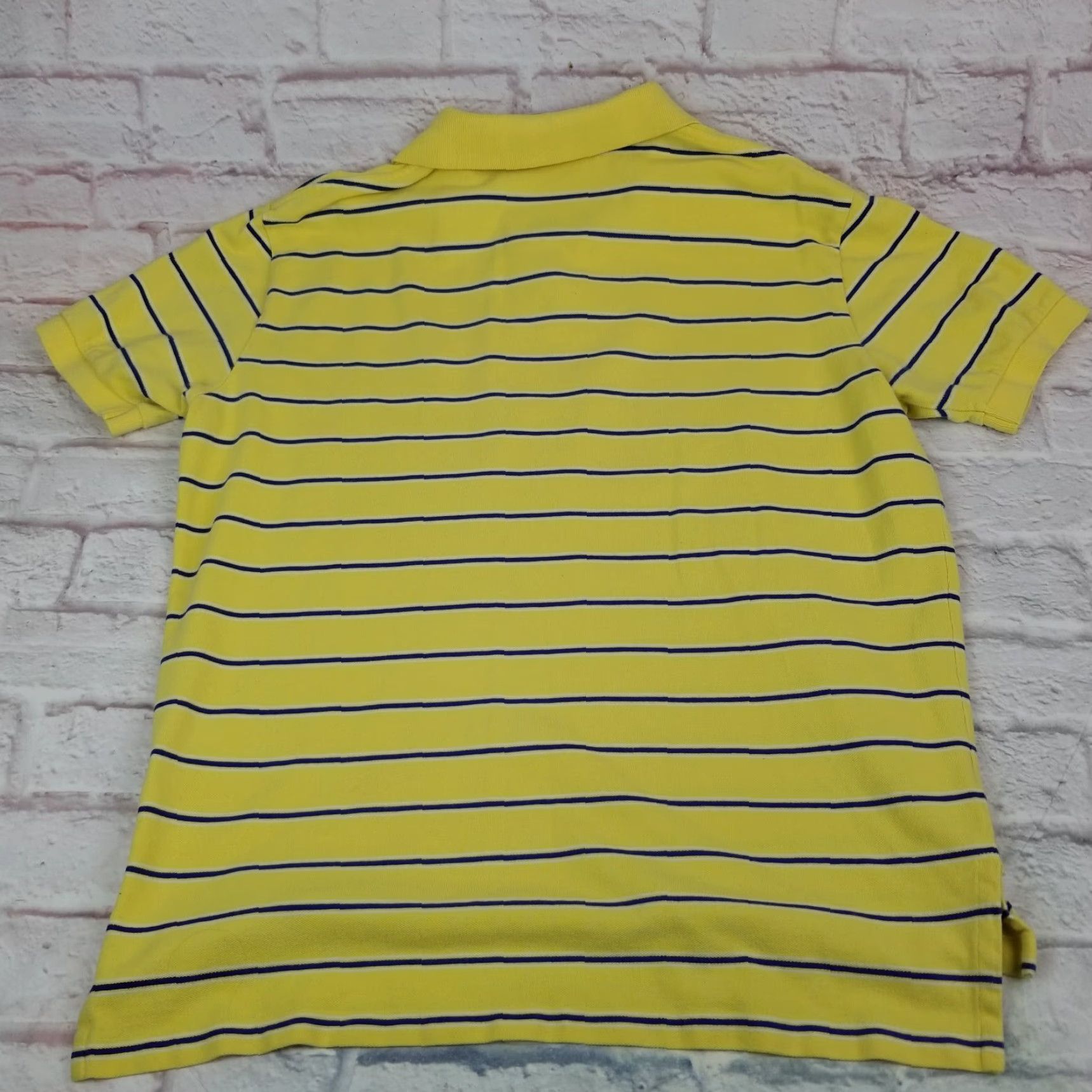 Ralph Lauren Ralph Lauren Polo Golf Shirt Mens Large Striped 100% Cotton VTG Yellow Polo by Ralph Lauren Golf Size US L / EU 52-54 / 3 - 5 Thumbnail