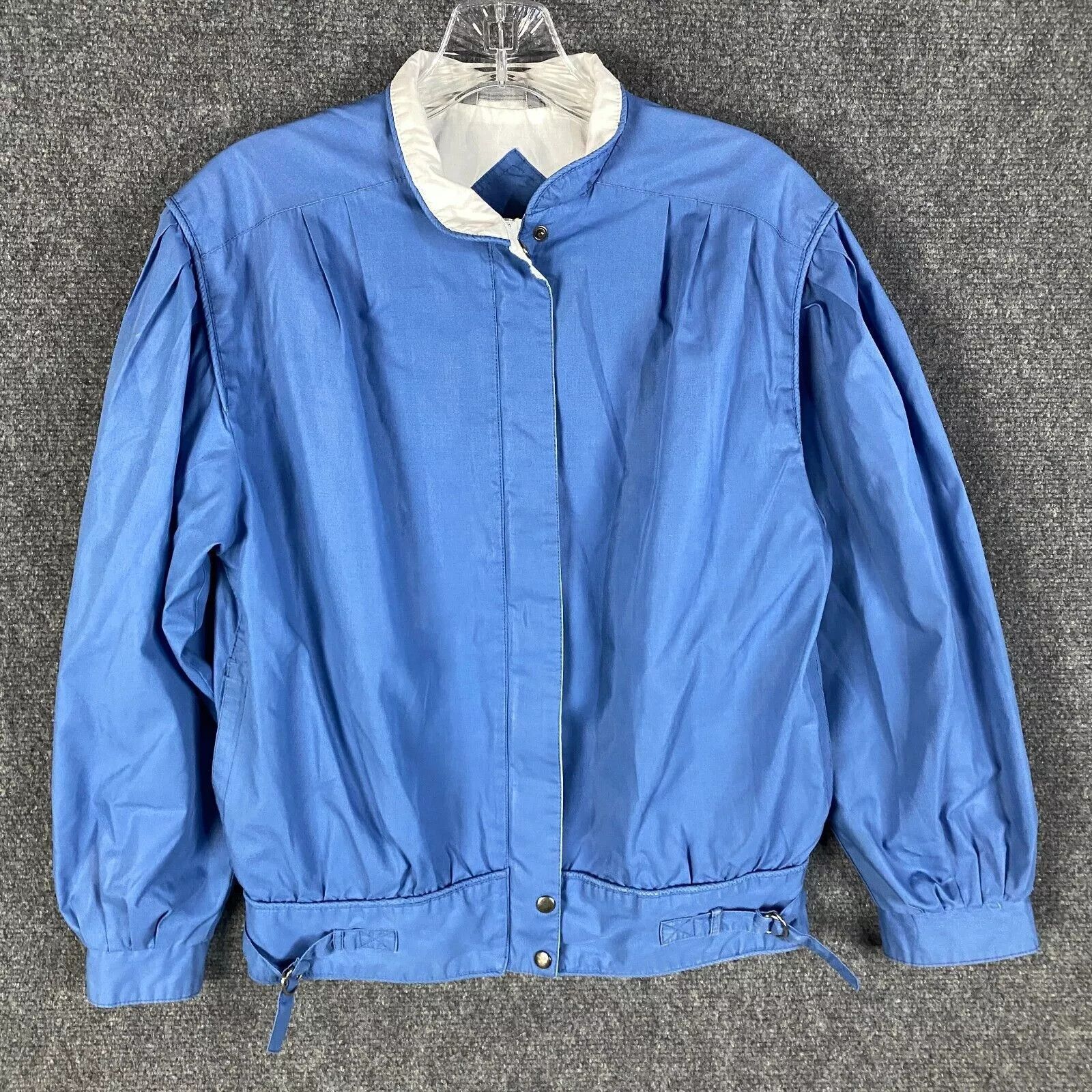 Members Only Member's Only Bomber Jacket Women's Size 3/4 Full Zip Blue Size S / US 4 / IT 40 - 1 Thumbnail