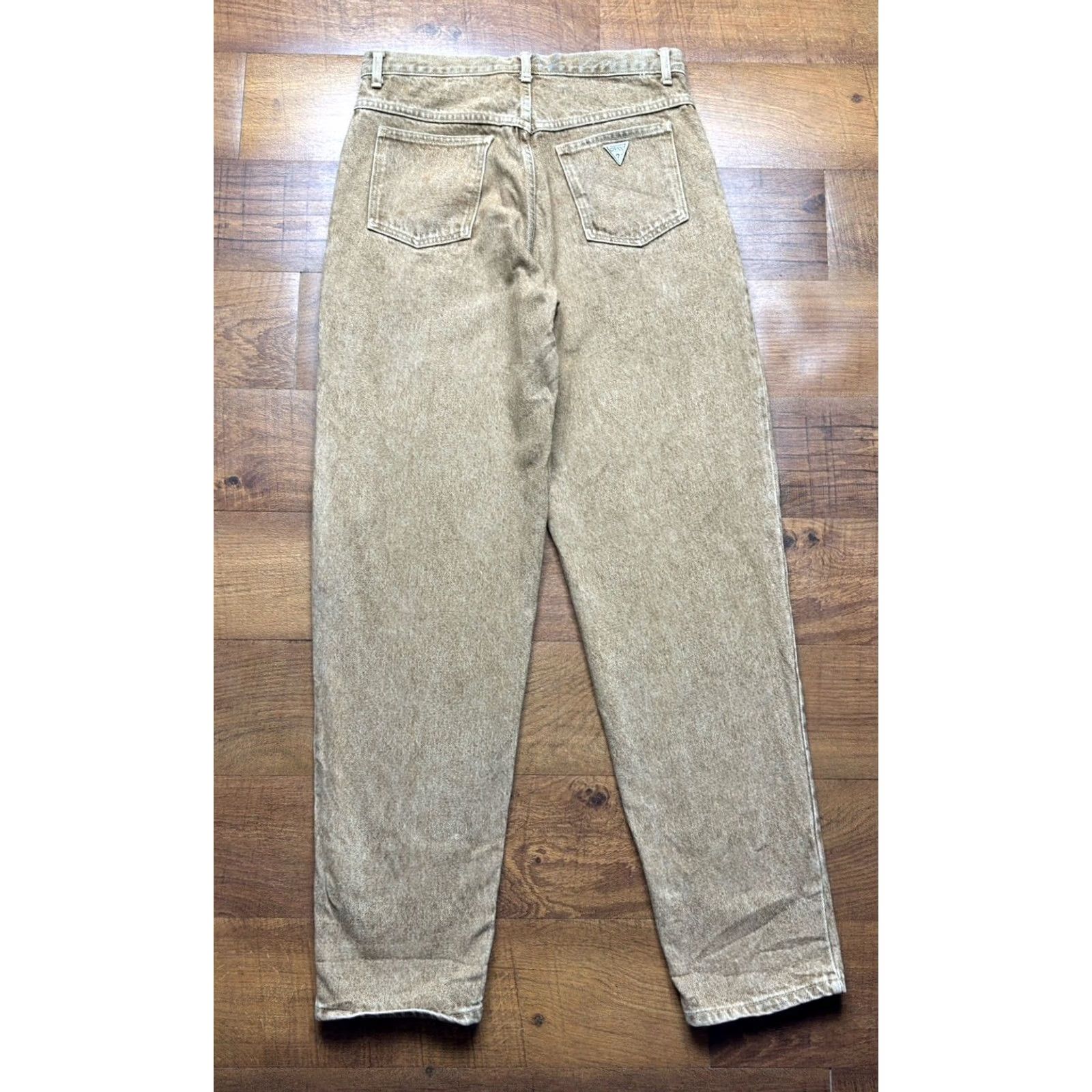 Guess VINTAGE GUESS Jeans Mens 32X34 Brown Wash Denim USA Made Distressed Tapered Inseam 34 Boys Women Size US 32 / EU 48 - 2 Thumbnail