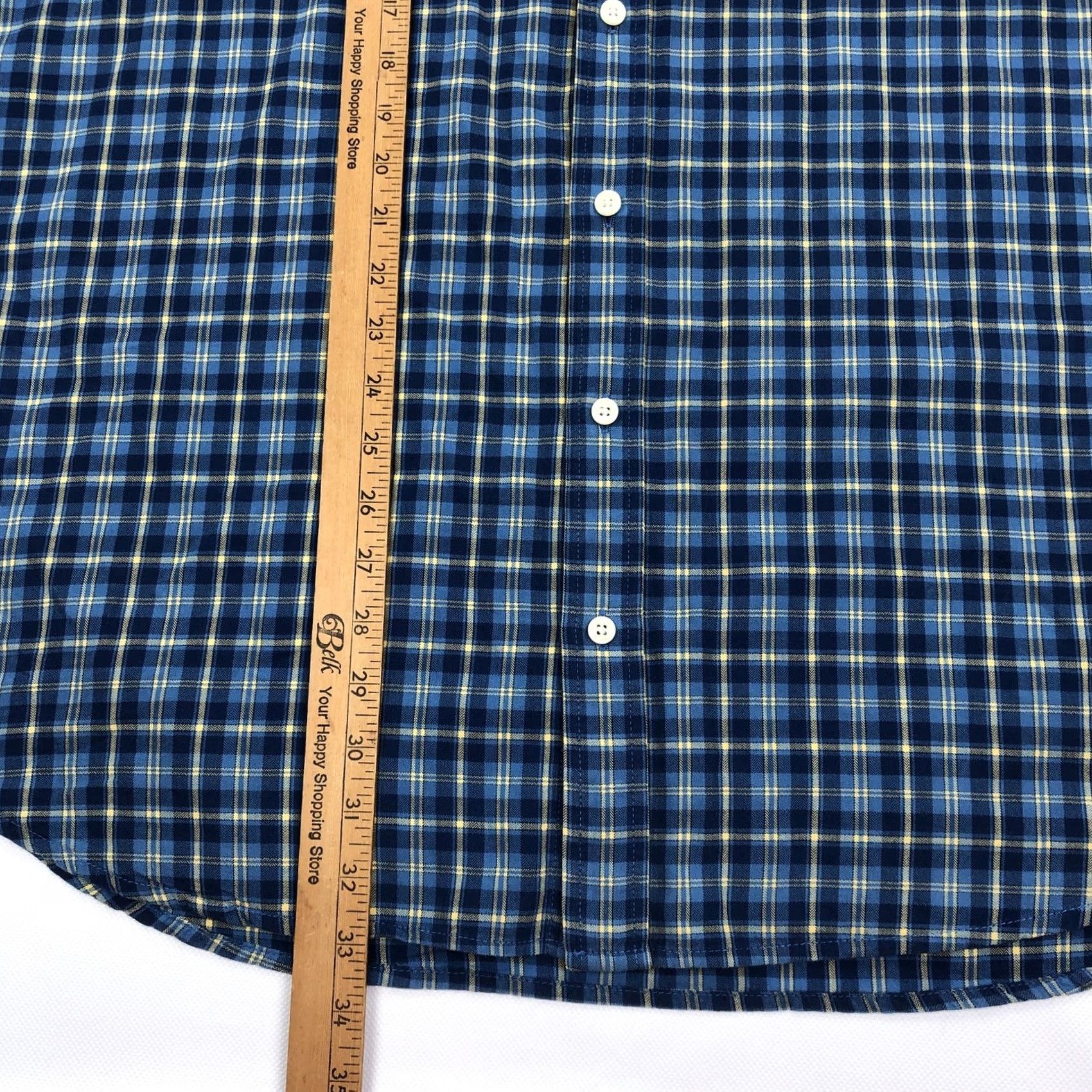 Vintage VINTAGE L.L.Bean Shirt Plaid Flannel Button-Down Blue XL-Tall Mens XLT Big & Tall Size US XL / EU 56 / 4 - 5 Thumbnail