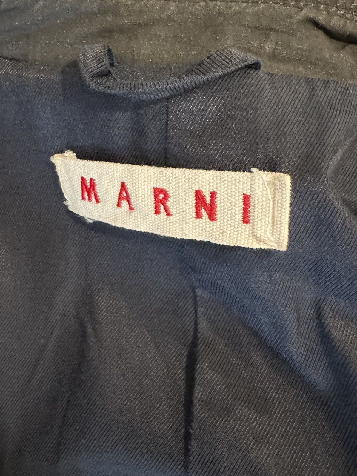 Marni Early 2000’s black Marni light coat Size US M / EU 48-50 / 2 - 5 Thumbnail