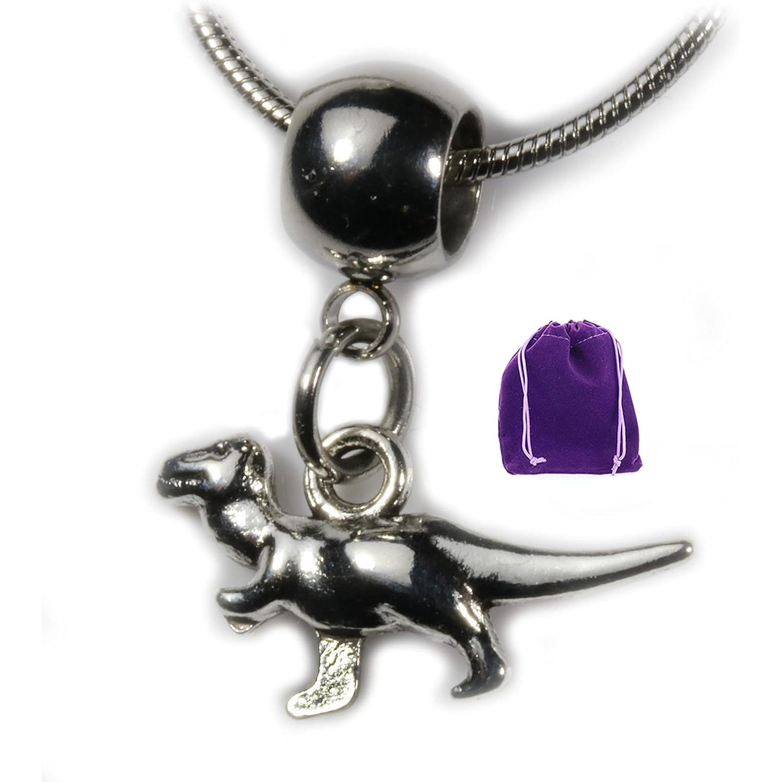 & Other Stories Trex Dinosaur Necklace - Dinosaur Stuff and Trex Accessories Size ONE SIZE - 1 Thumbnail