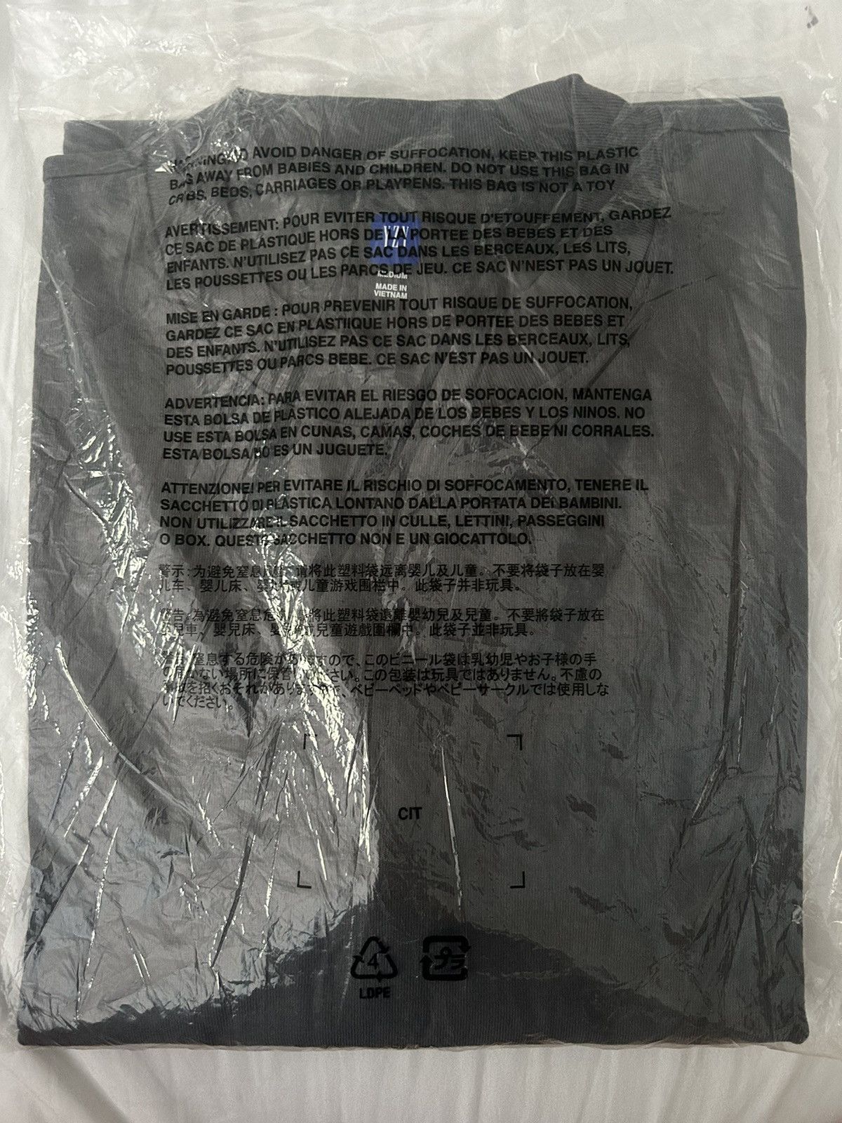 Gap × Yeezy Unreleased YZY x Gap Mainline T in Dark Grey Size US M / EU 48-50 / 2 - 1 Thumbnail