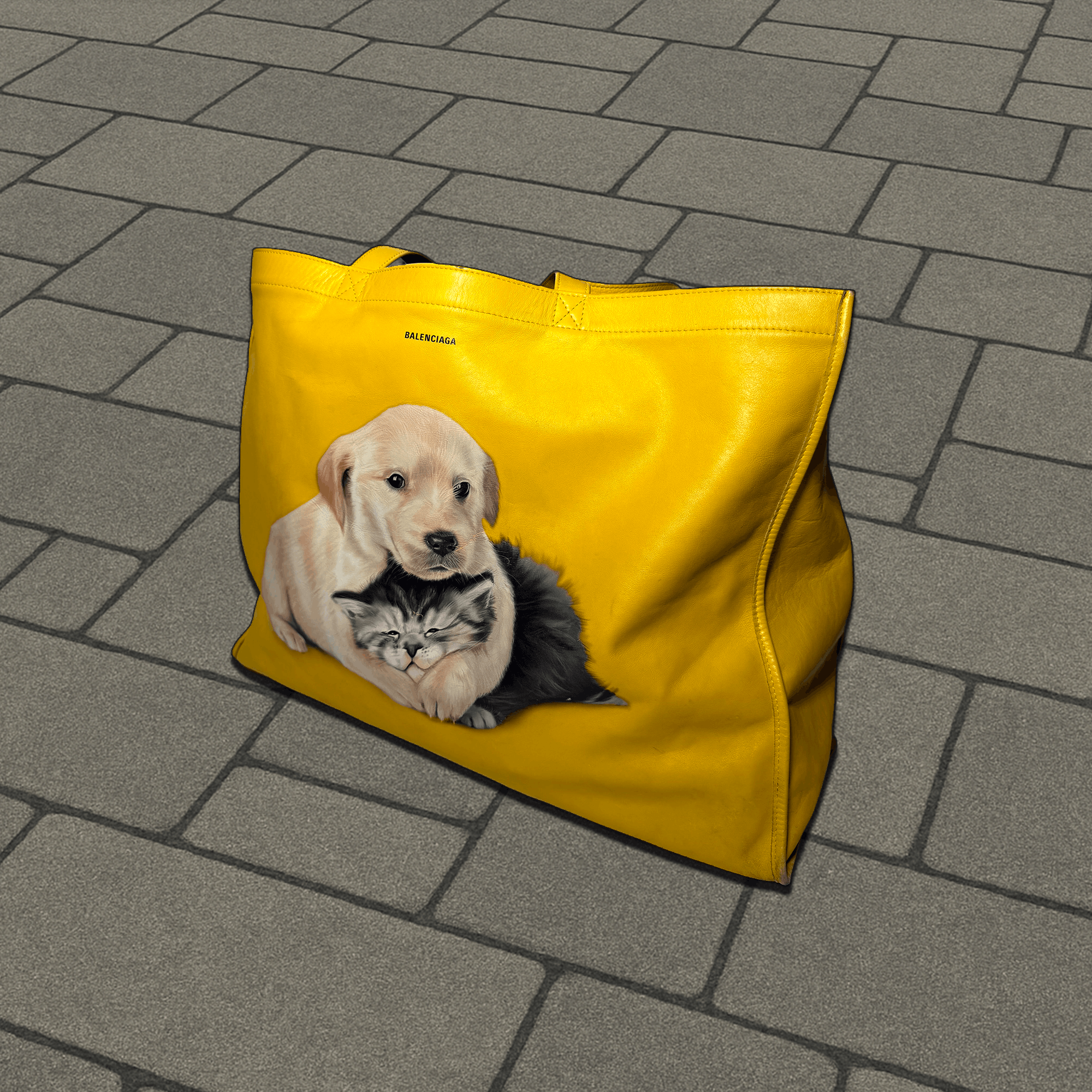 Balenciaga FW18 Balenciaga Puppy XL Leather Tote Bag Size ONE SIZE - 1 Thumbnail
