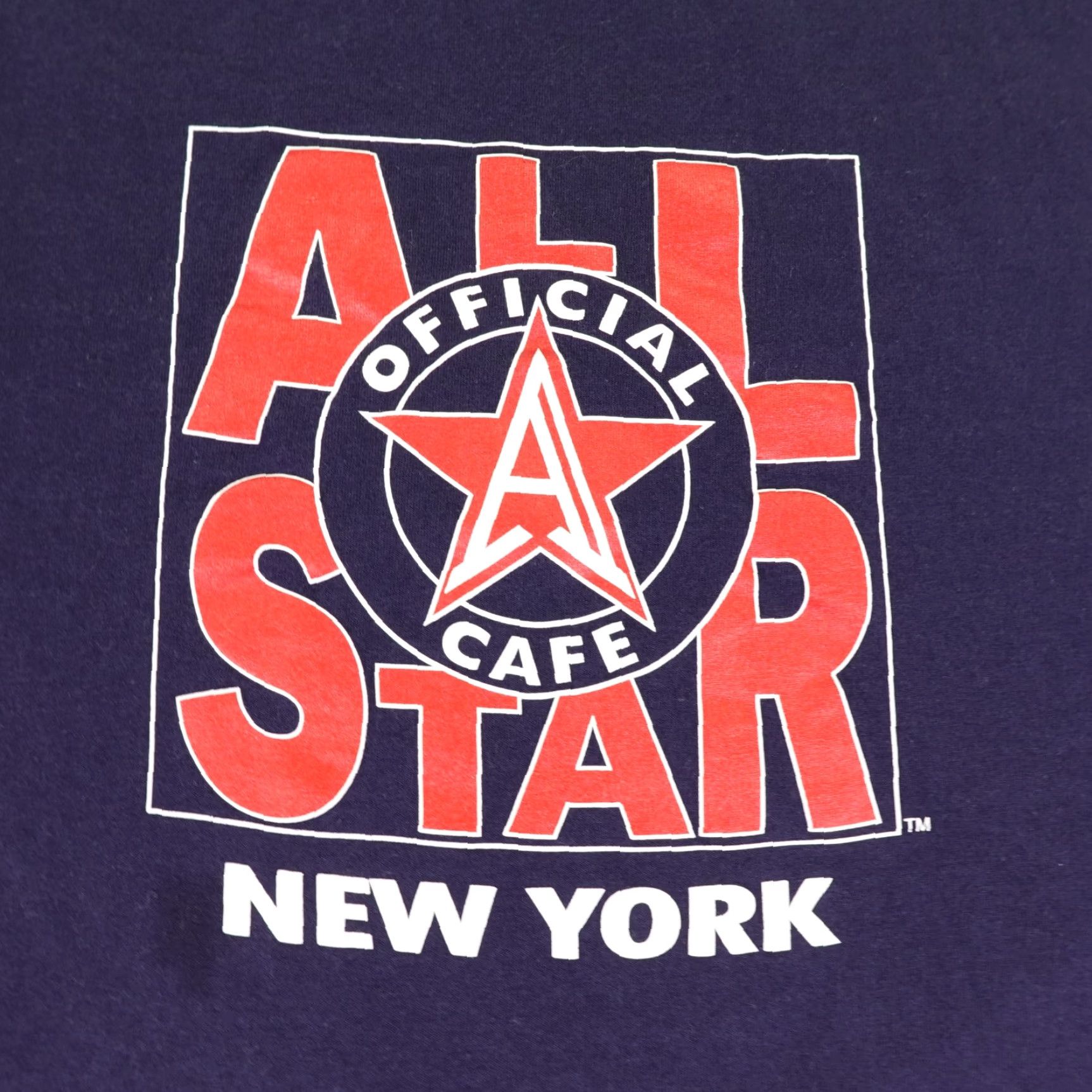 Vintage VINTAGE All Star Cafe Shirt Mens 2XL Purple 90s City Sports T-Shirt Mens 2XL Size US XXL / EU 58 / 5 - 2 Thumbnail