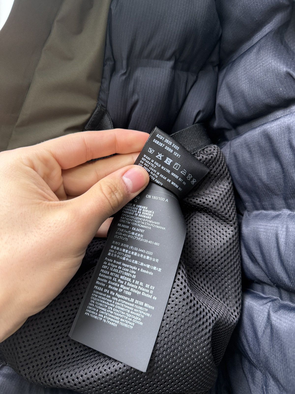 Prada New Prada Tech Ski Puffer Zip Jacket Coat Size US L / EU 52-54 / 3 - 10 Thumbnail