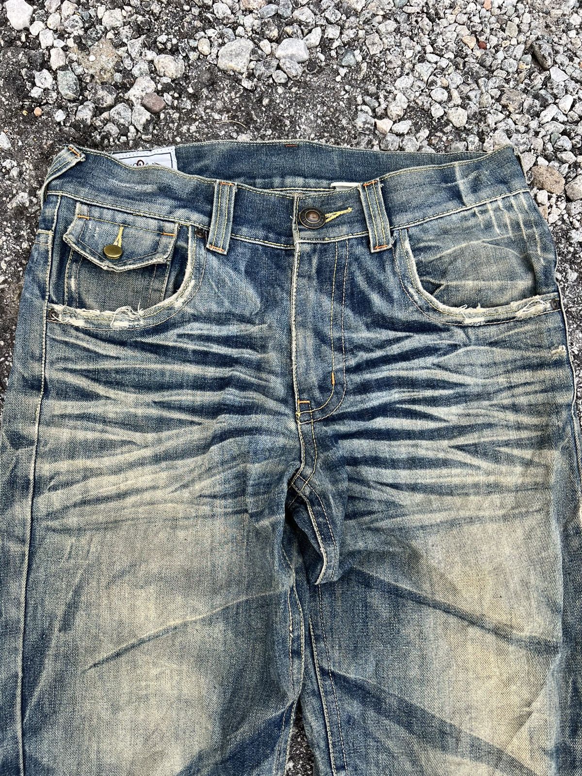 Abercrombie & Fitch VTG ABERCROMBIE & FITCH DISTRESSED JEANS Size US 30 / EU 46 - 5 Thumbnail