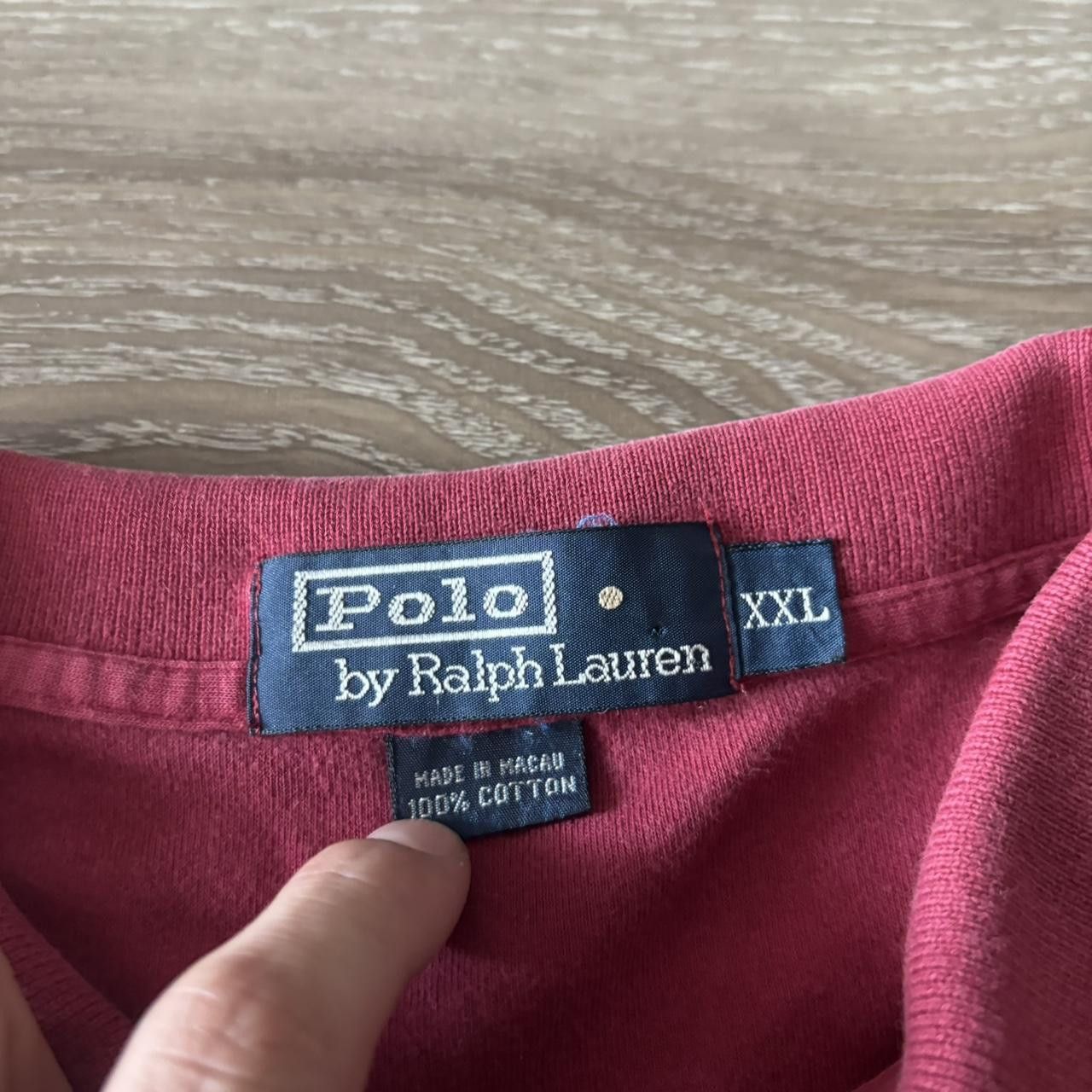 Polo Ralph Lauren Crazy Vintage 90s Red Polo Ralph Lauren Essential Polo Shirt! Size 2XL Size US XXL / EU 58 / 5 - 3 Thumbnail
