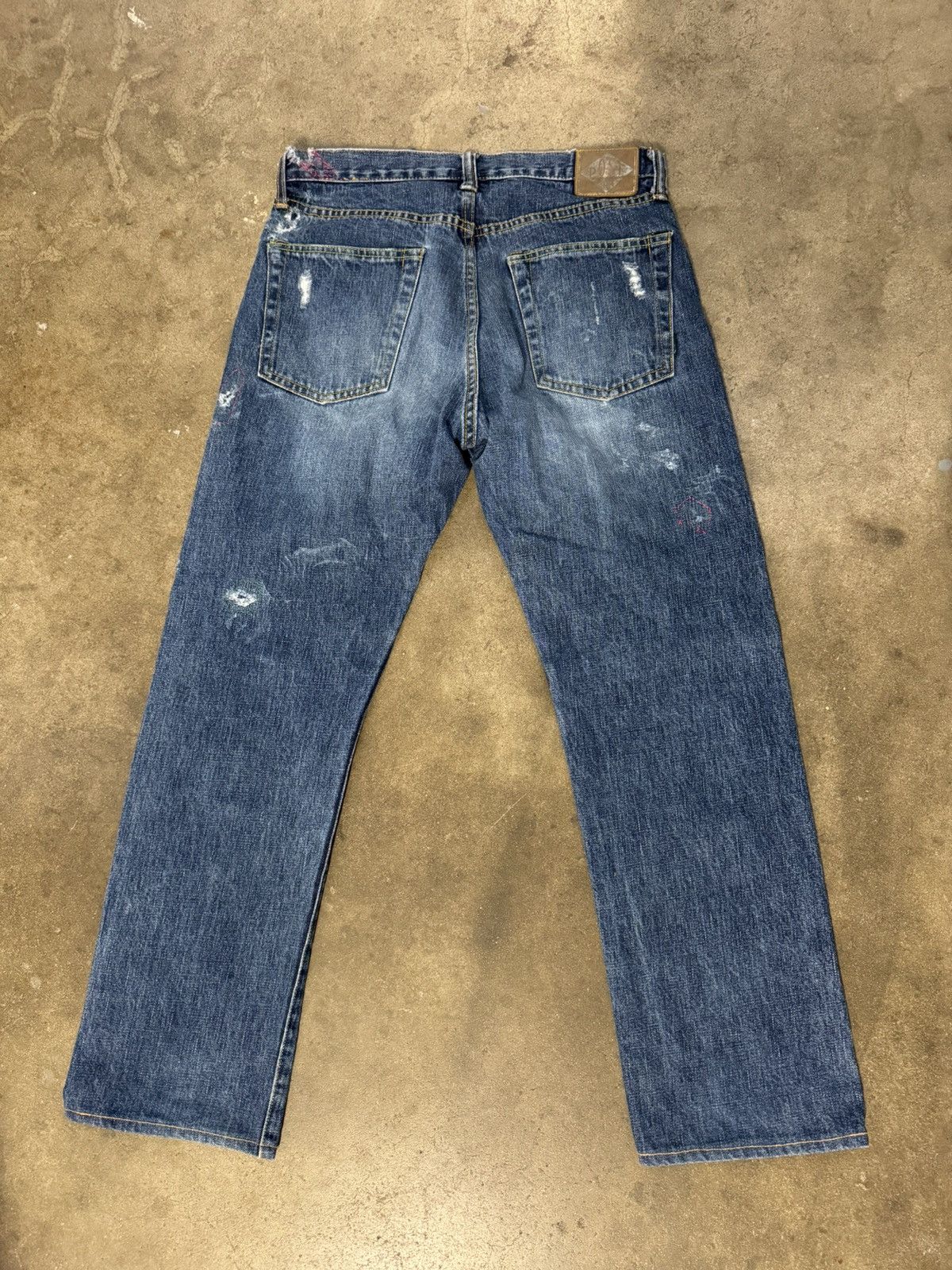 Post Overalls Post O’Alls (Overalls) Selvedge Jeans Vintage Size US 32 / EU 48 - 6 Thumbnail