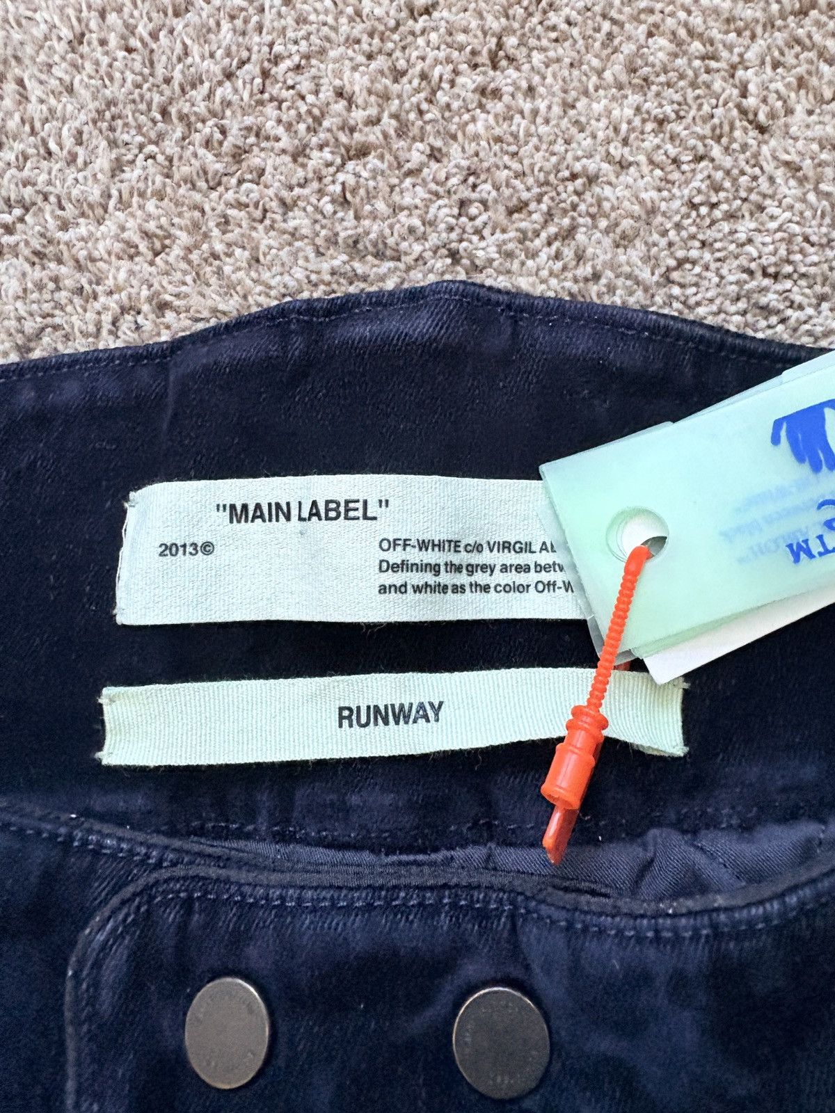Off-White Off-White seeing things, molskin skii trousers runway pants Size US 33 - 8 Thumbnail