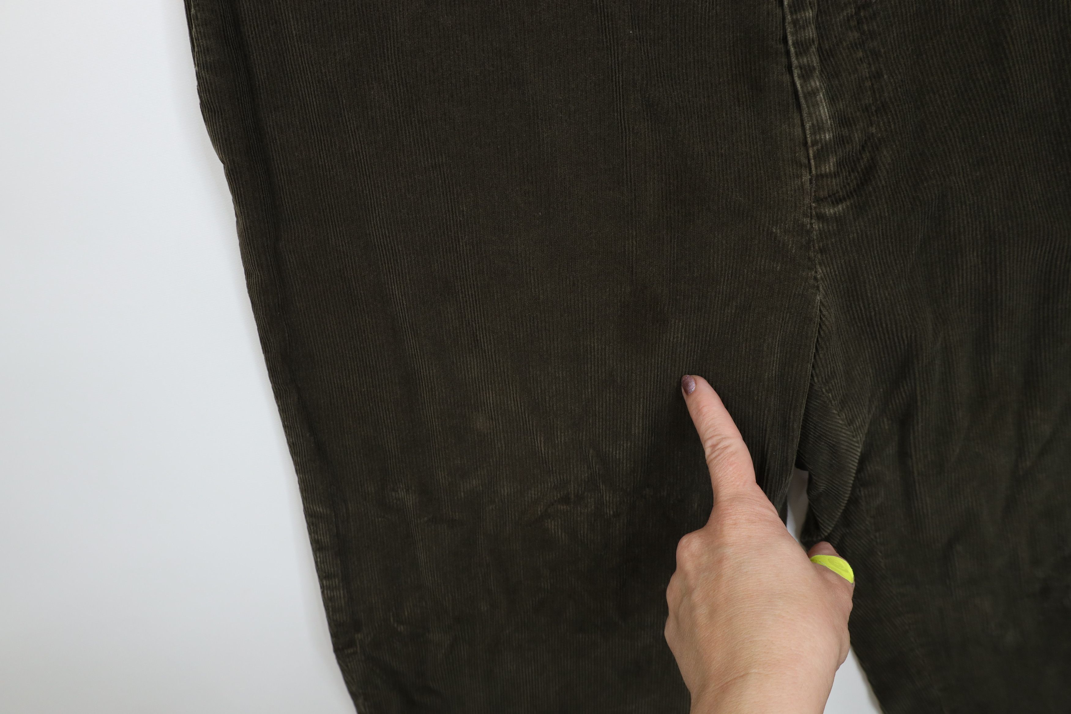 Ralph Lauren Vintage 90s Ralph Lauren Wide Leg Corduroy Chino Pants Green Size US 40 / EU 56 - 6 Thumbnail