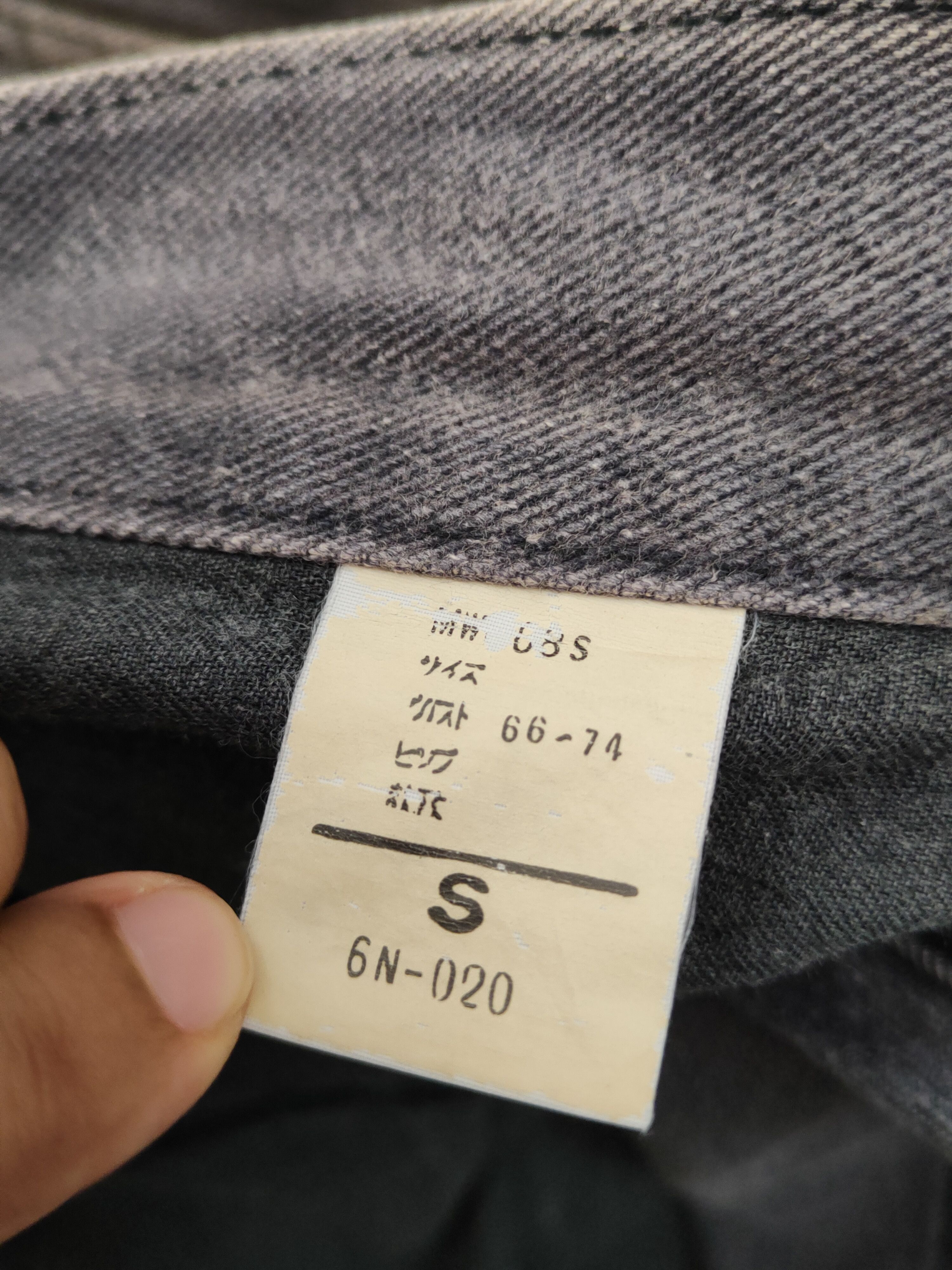 Big John Big John Dark Gray Distressed Ripped denim Jeans #W1586 Size US 28 / EU 44 - 14 Thumbnail