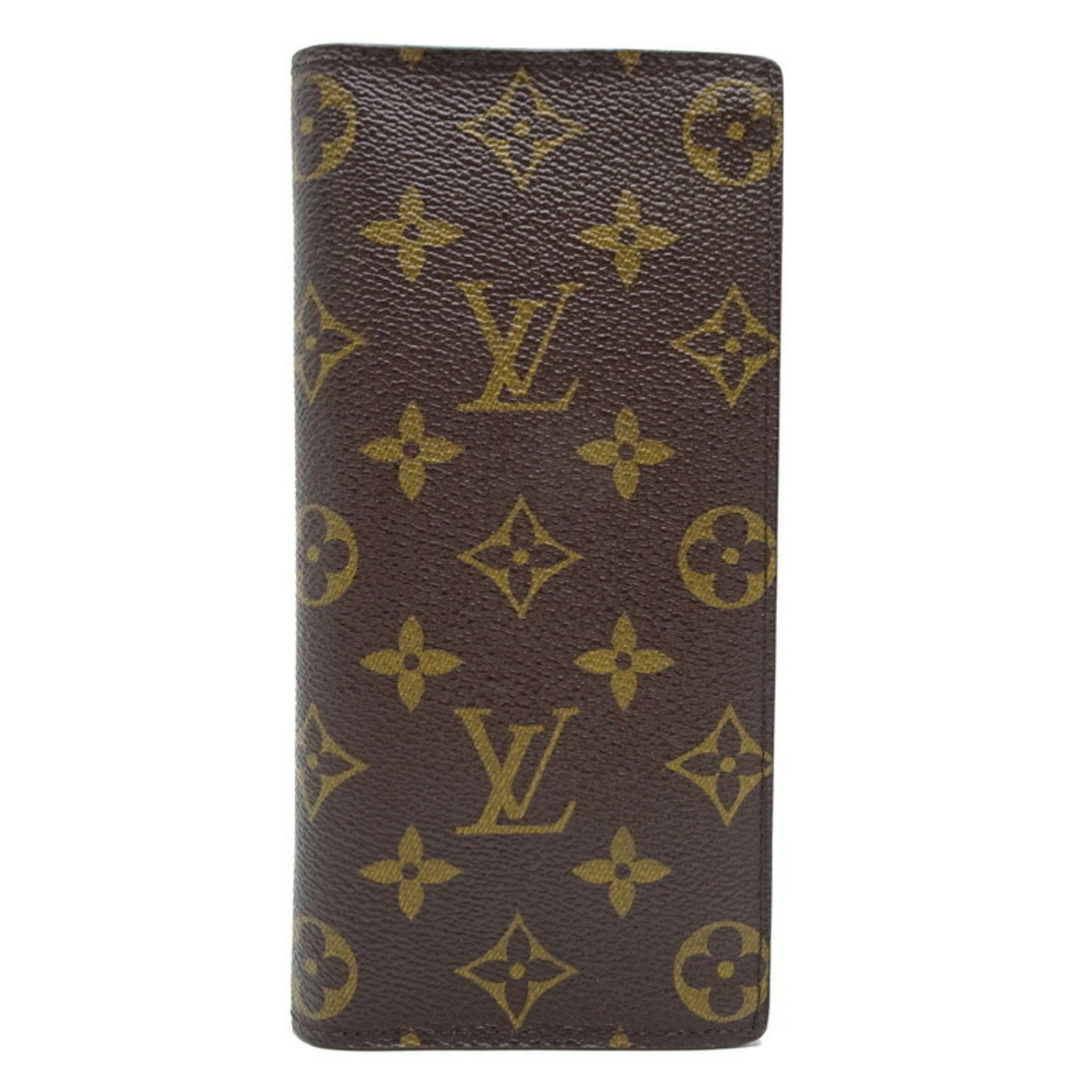 Louis Vuitton Louis Vuitton Portefeuille Brazza Men's Long Wallet M66540 Monogram Brown Size ONE SIZE - 1 Thumbnail