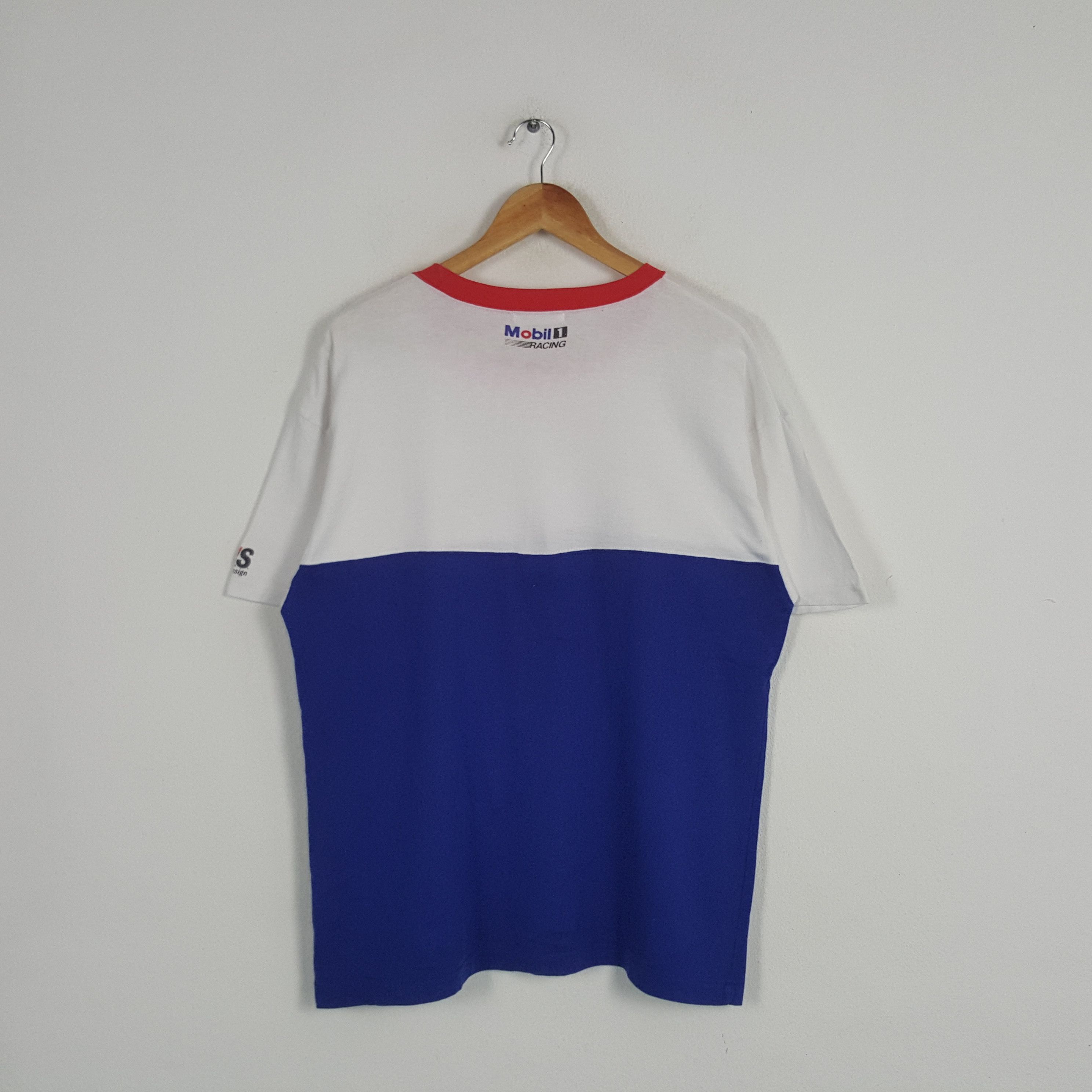 Issey Miyake × Vintage Vintage I.S. Issey Miyake X Mobil 1 Racing Designer Tshirt Size US L / EU 52-54 / 3 - 3 Thumbnail