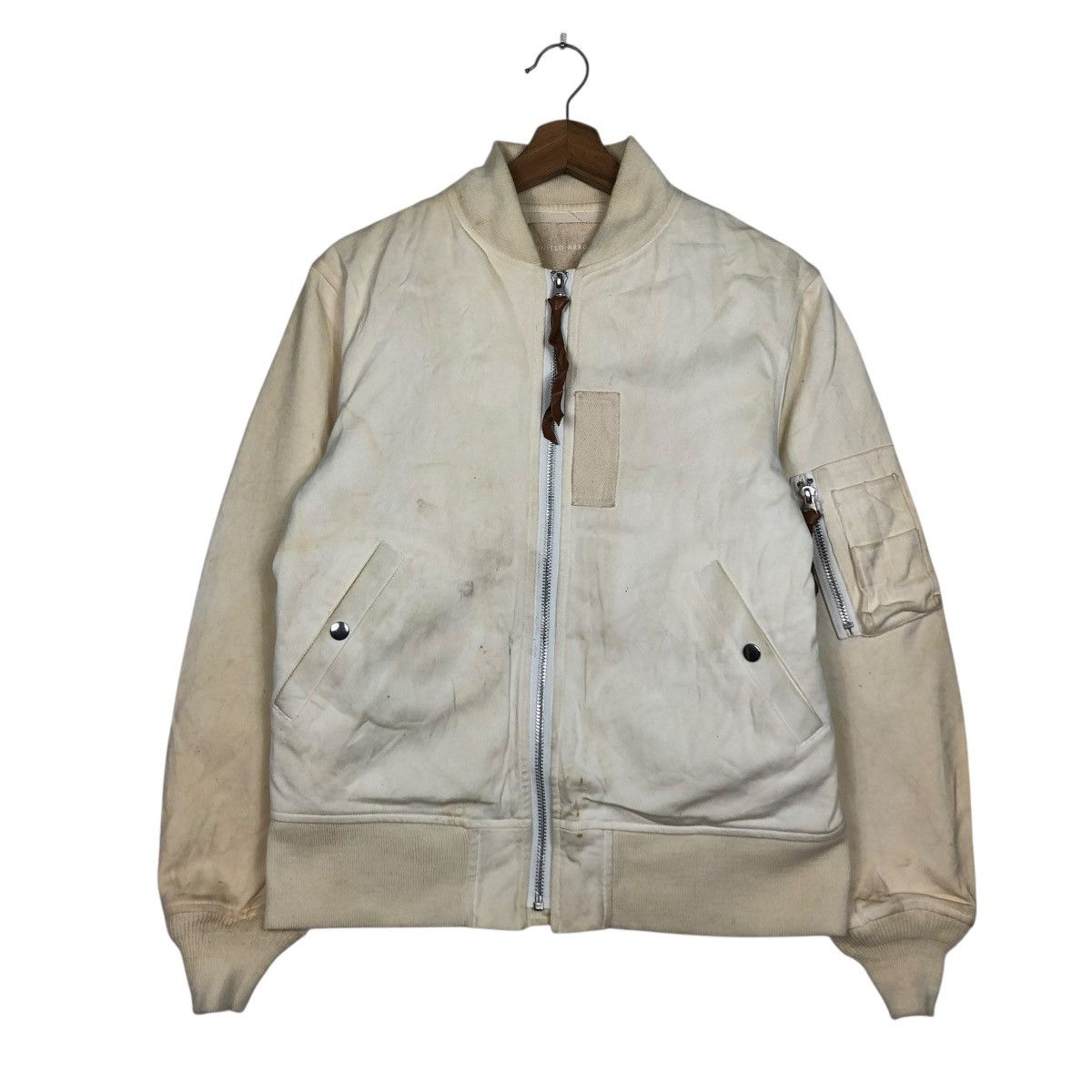 Vintage 🔥VINTAGE WOOL BOMBER JACKET UNITED ARROWS ISSEY MIYAKE Size US S / EU 44-46 / 1 - 3 Thumbnail