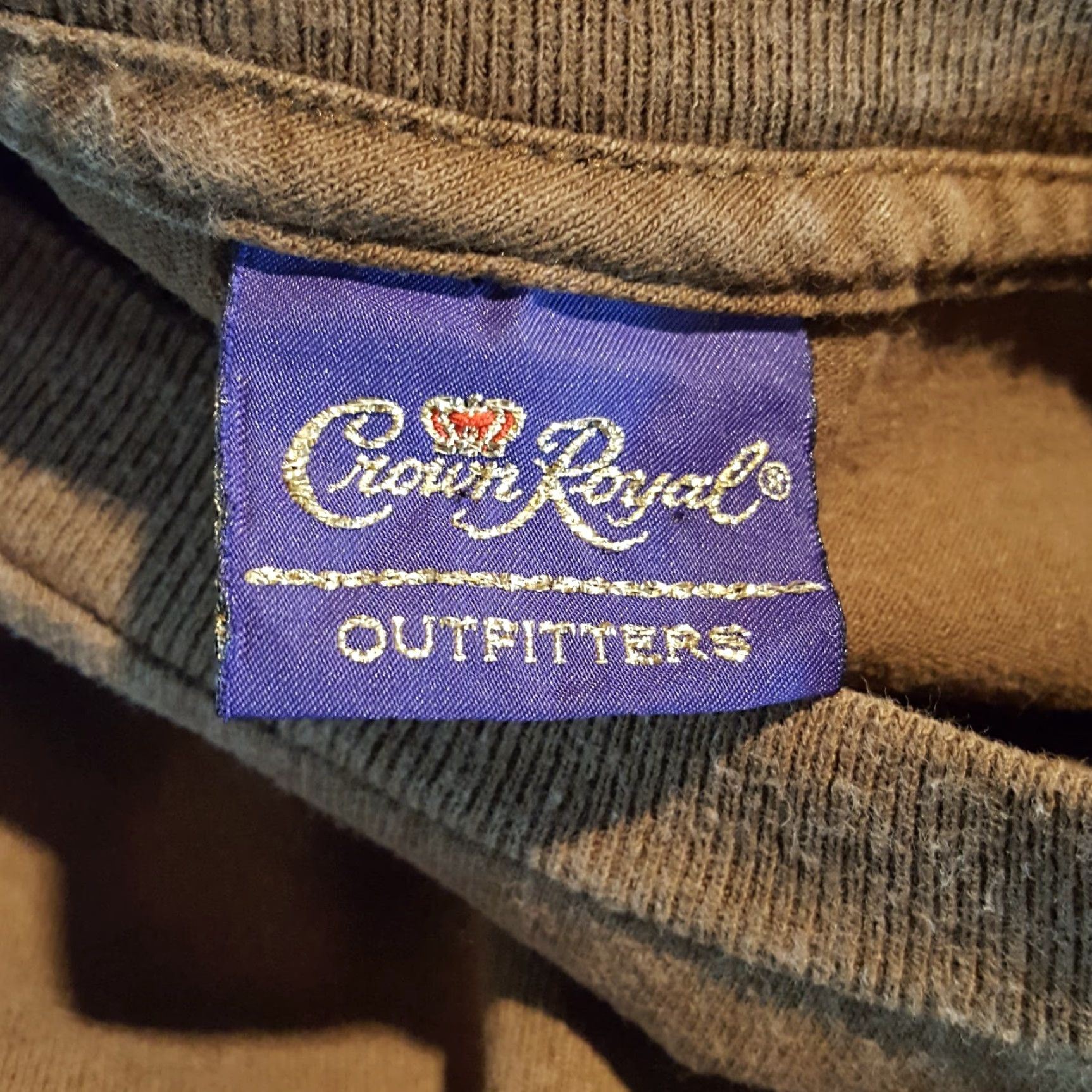 Spell Vintage Crown Royal T-Shirt Men XL Brown 00s 90s Retro Logo Alcohol Summer Size US XL / EU 56 / 4 - 5 Thumbnail