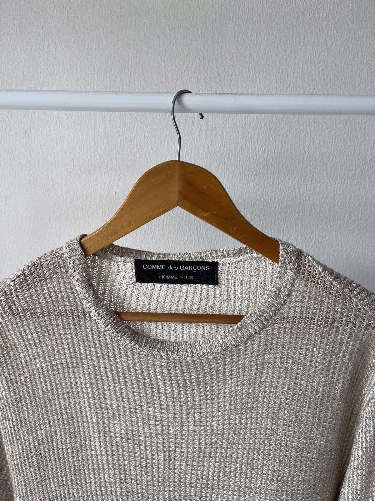Comme des Garcons Homme × Comme des Garcons Homme Plus × Rei Kawakubo AD1996 Comme Des Garcons Homme Plus Linen Silk Knit Size US M / EU 48-50 / 2 - 6 Thumbnail