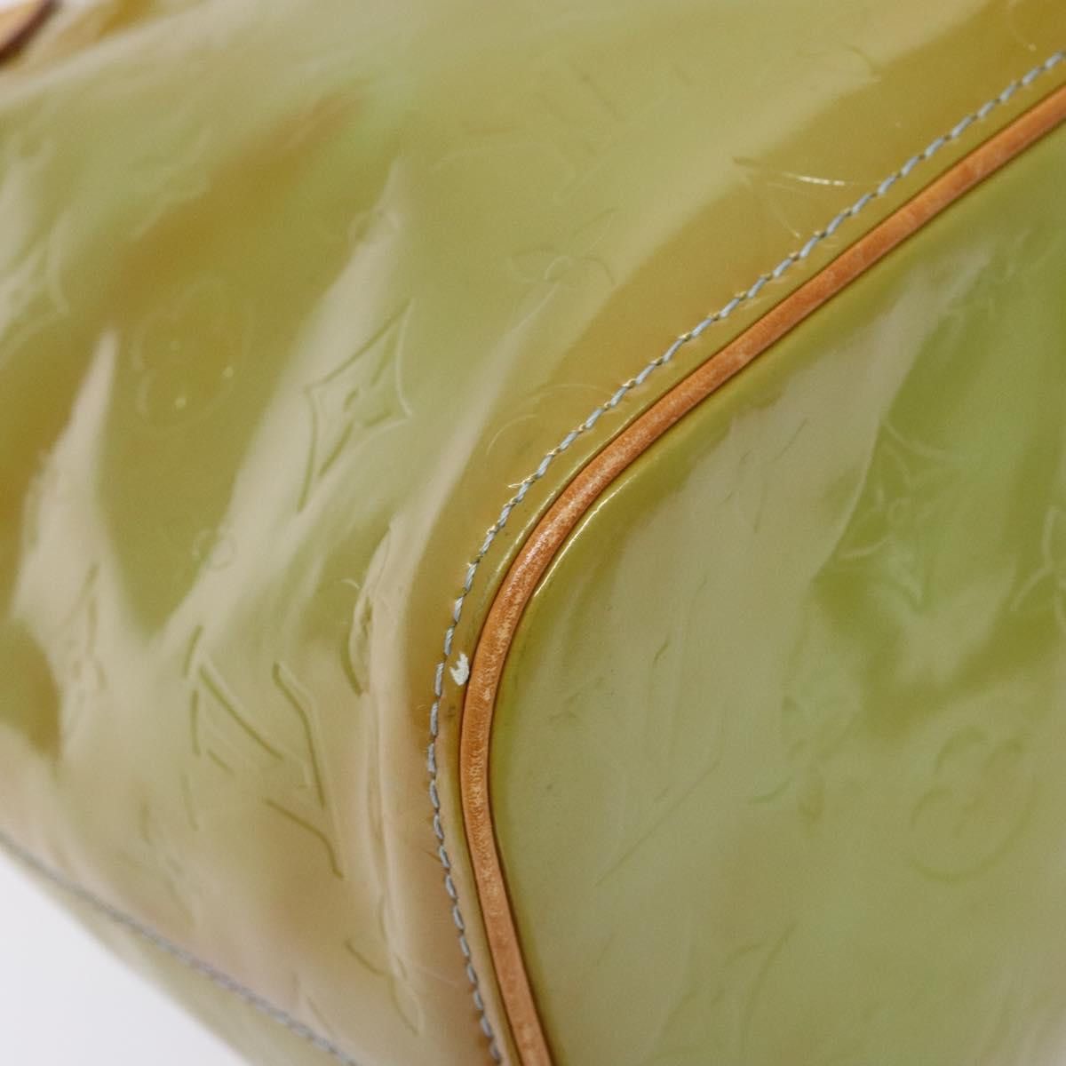Louis Vuitton LOUIS VUITTON Monogram Vernis Houston Hand Bag Baby Blue Size ONE SIZE - 16 Thumbnail