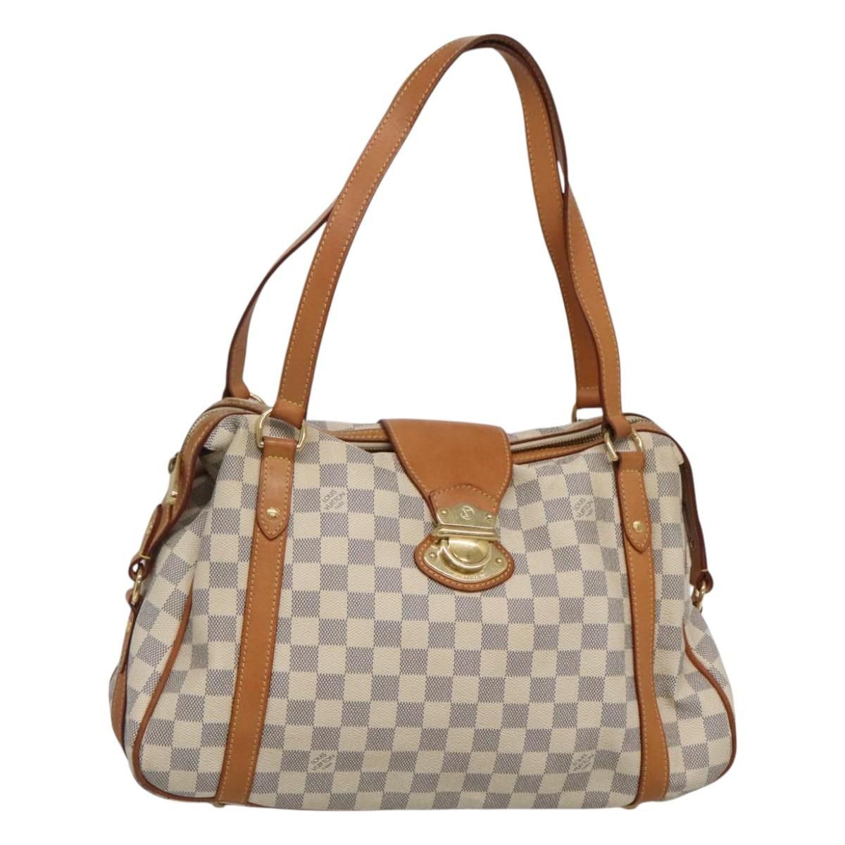 Louis Vuitton Damier Azur Stresa Pm Tote Bag M51188 Lv Auth 121402, Women's