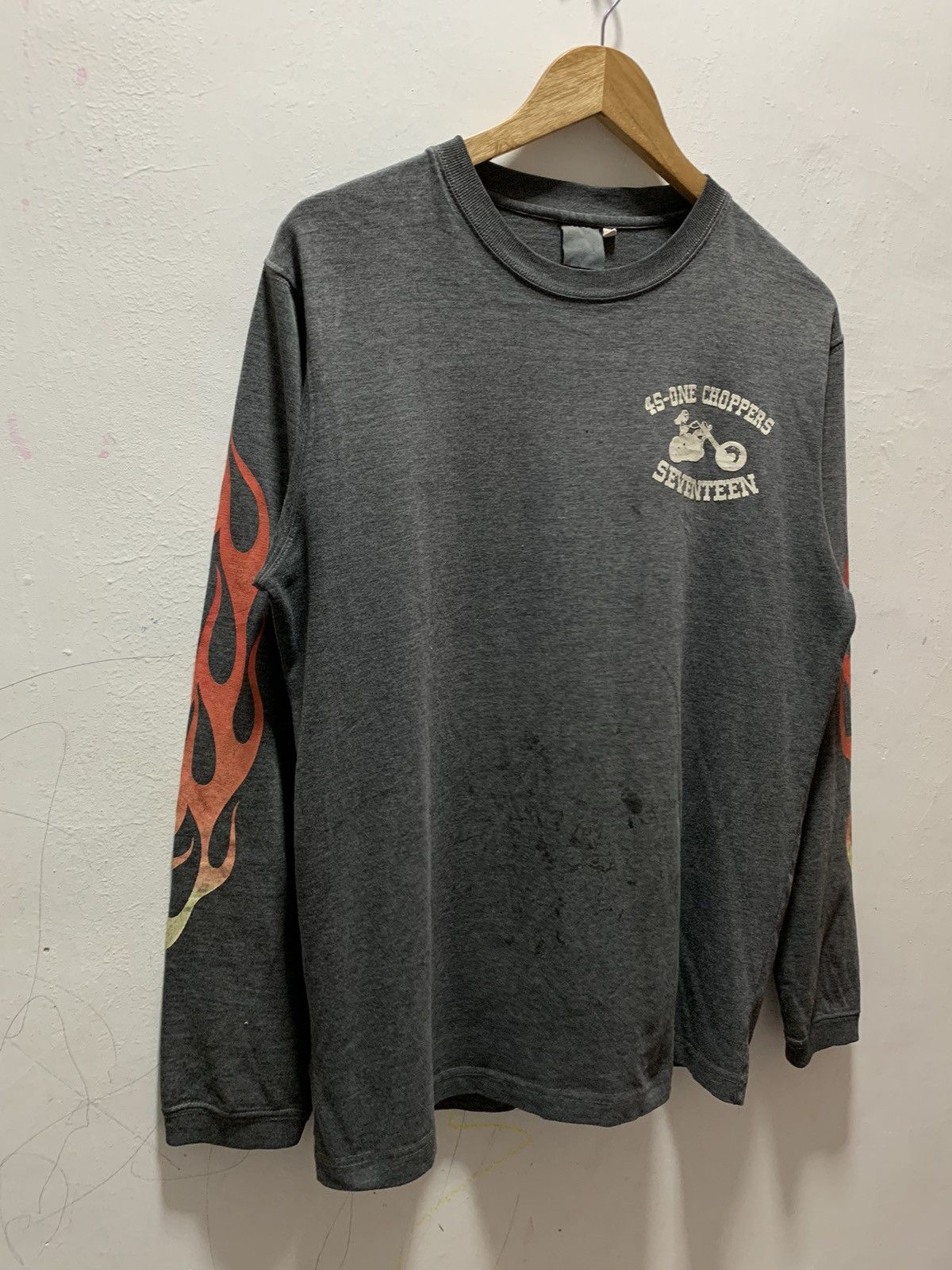 Other Vintage 45 One Choppers Flame Sleeve Shirt L Size US L / EU 52-54 / 3 - 4 Thumbnail
