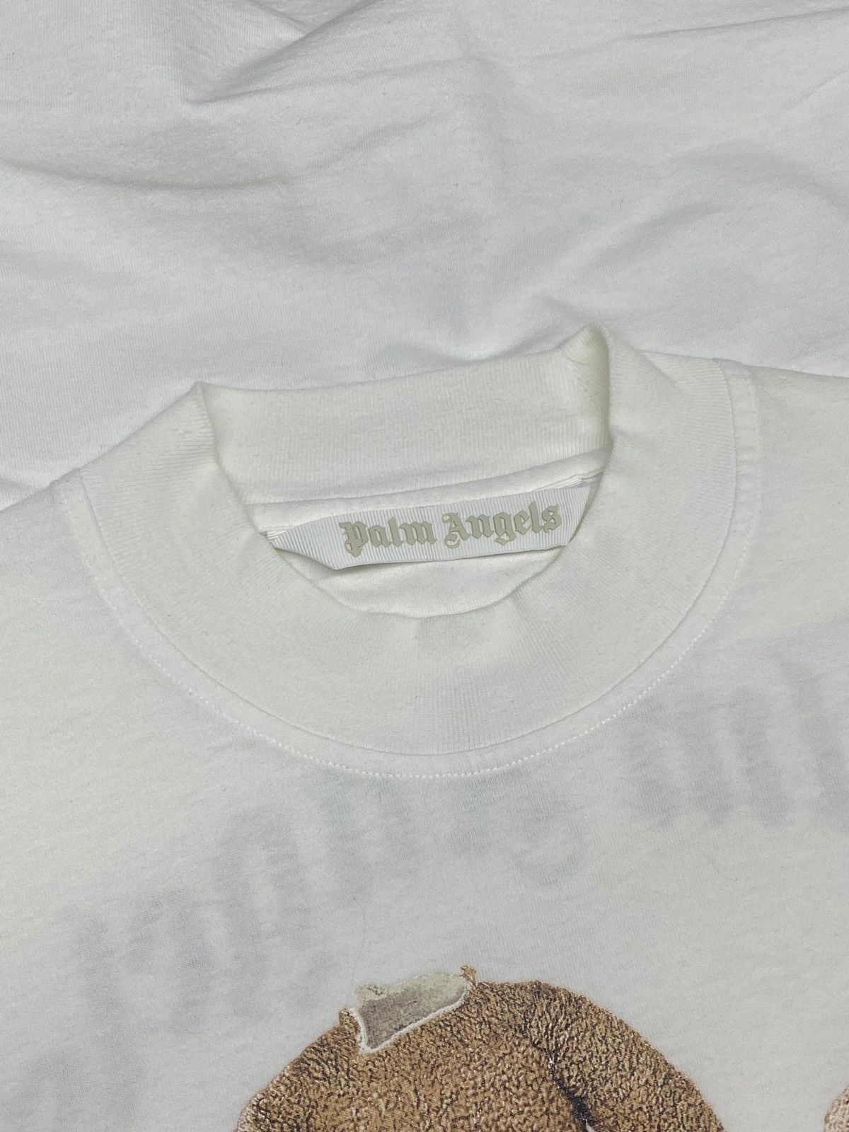Palm Angels Palm Angels Teddy Bear Graphic T-shirt White Oversized Tee Size US S / EU 44-46 / 1 - 11 Thumbnail