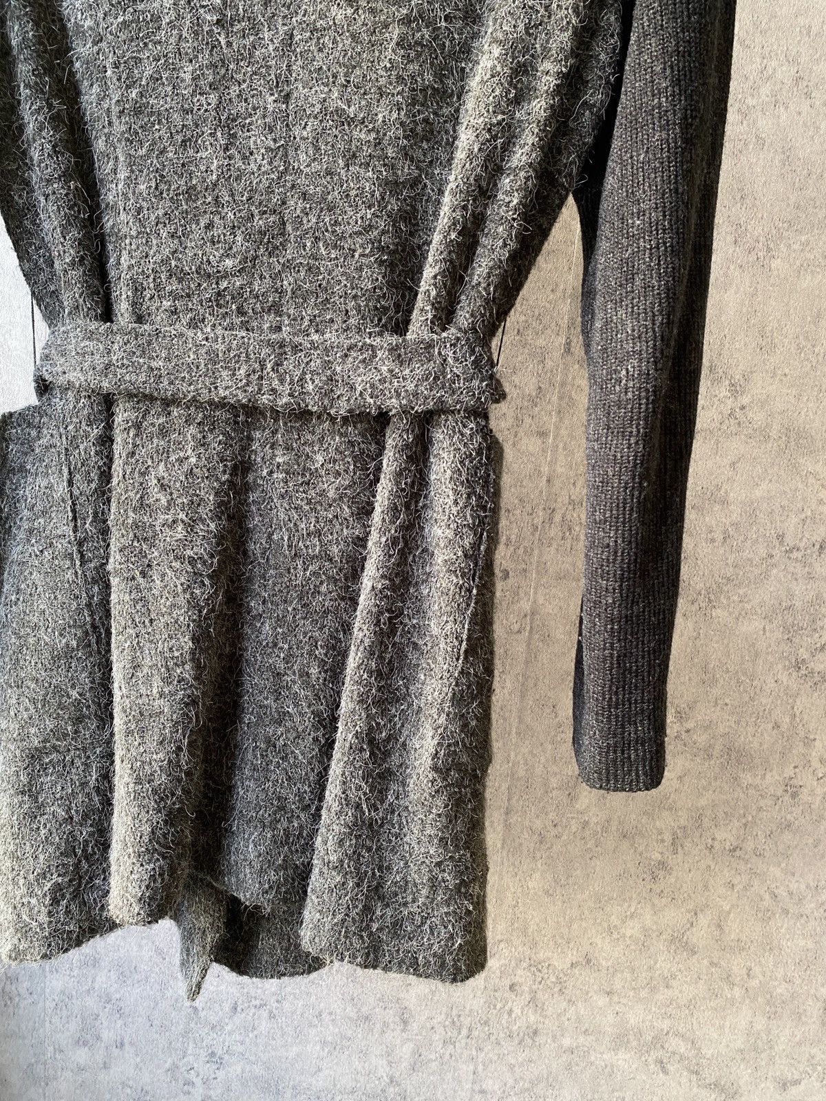 Yohji Yamamoto Atto Cuore Japan Designer Wool Fur Hoodie Jacket Size US S / EU 44-46 / 1 - 10 Thumbnail
