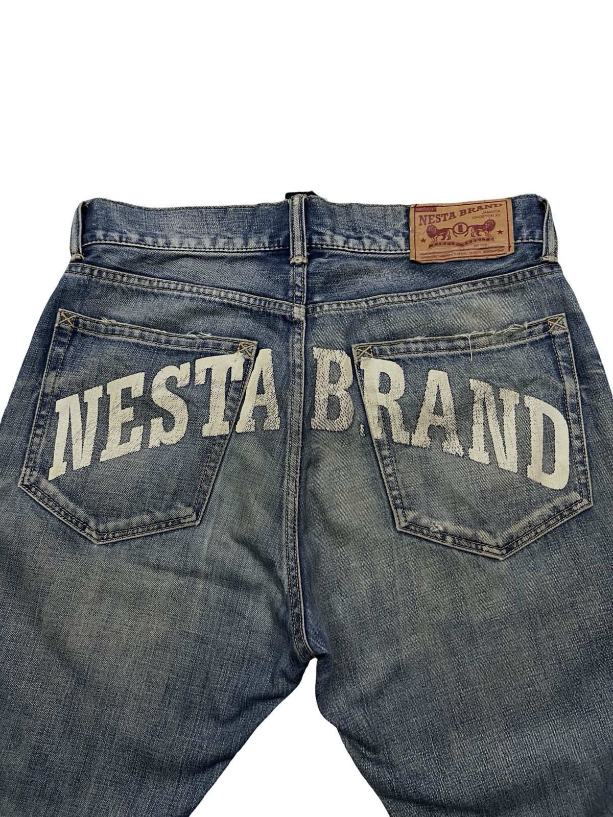 Japanese Brand Vintage 00s NESTA BRAND (Nesta Japan) Japanese Denim - W35 Size US 35 - 8 Thumbnail